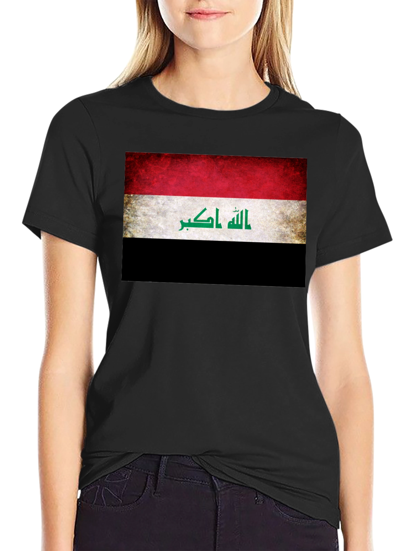 Iraq Flag Graphic T-Shirt - Patriotic Pride