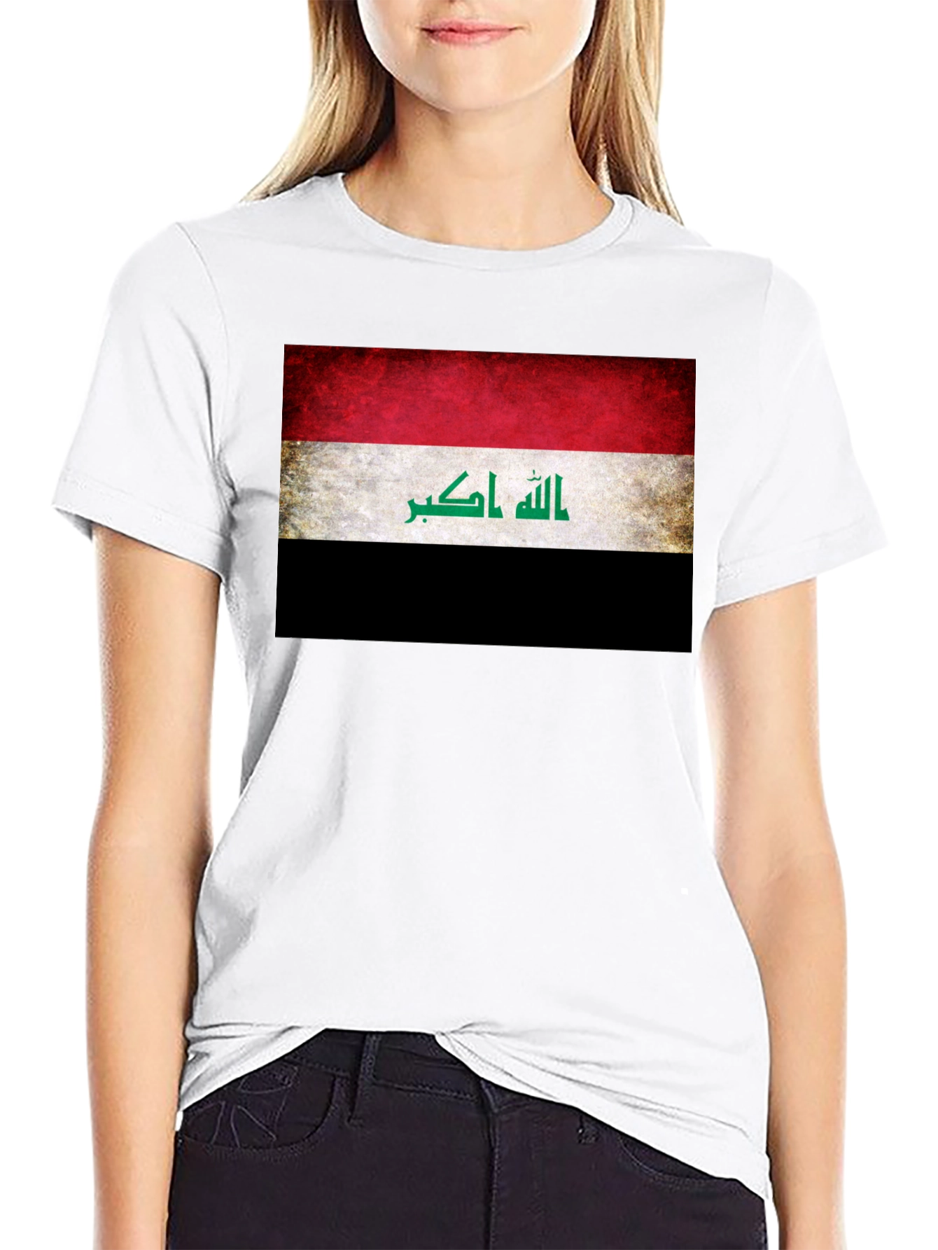 Iraq Flag Graphic T-Shirt - Patriotic Pride