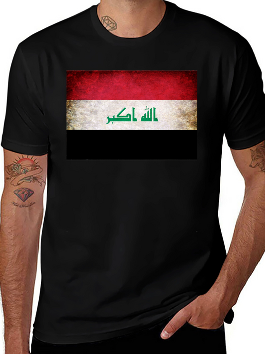 Iraq Flag Graphic T-Shirt - Patriotic Pride