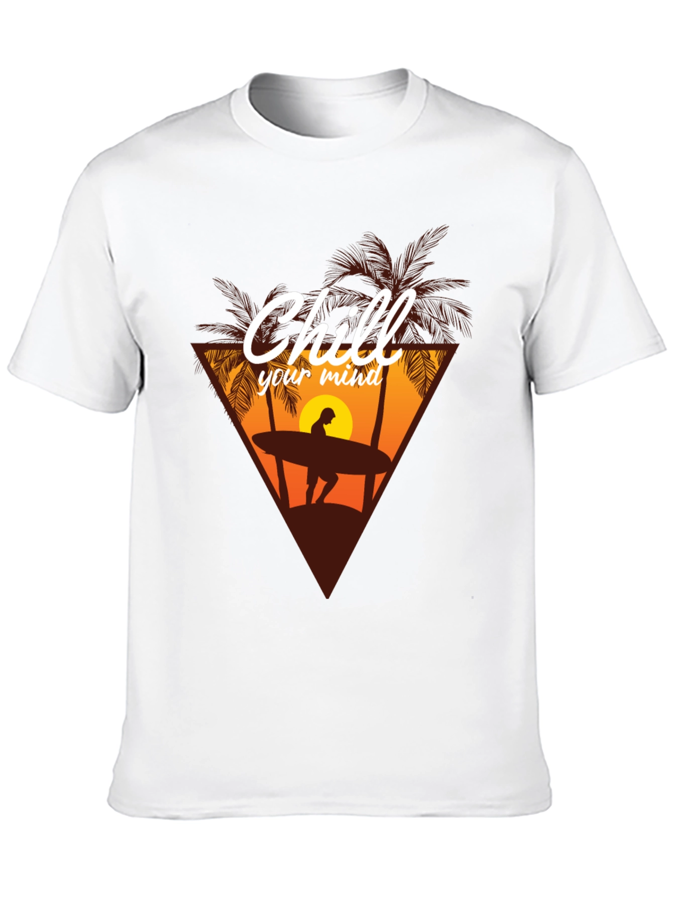 Chill Your Mind Black Graphic Tee