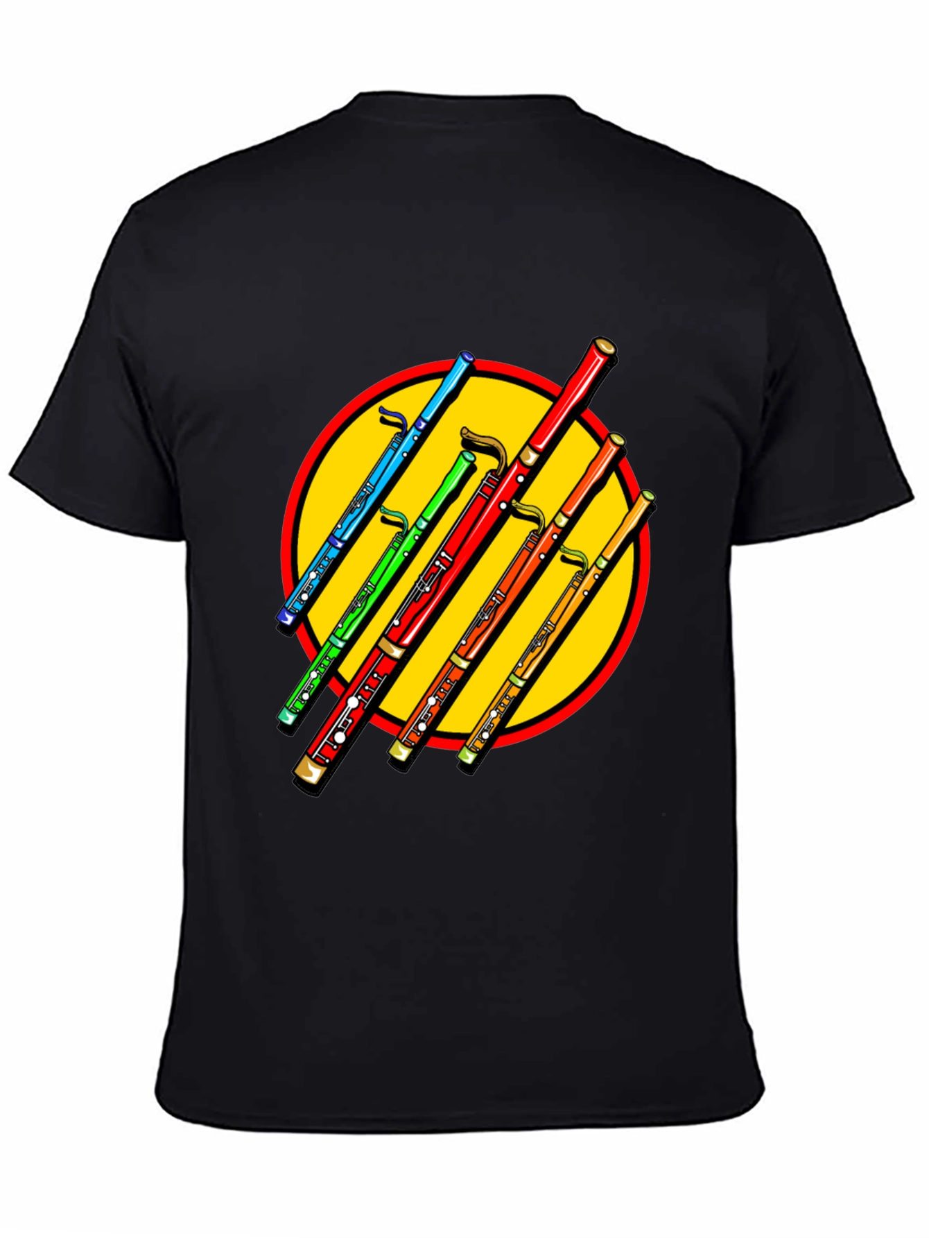 Colorful Bassoon Graphic Tee
