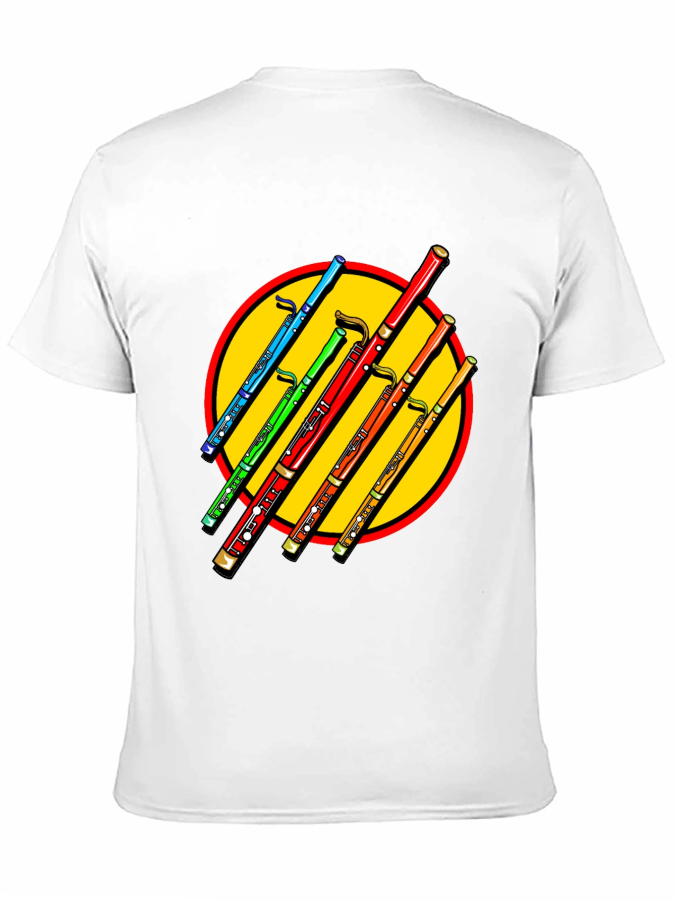 Colorful Bassoon Graphic Tee