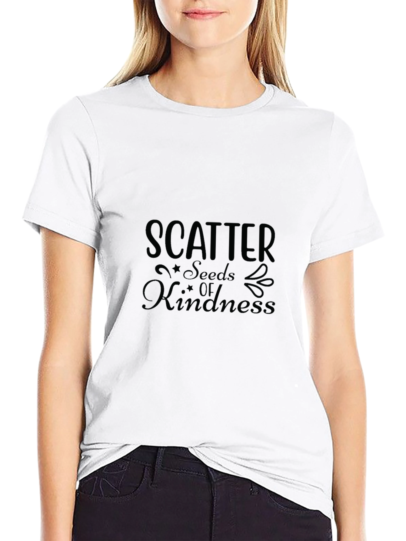 Scatter Seeds of Kindness T-Shirt - Black