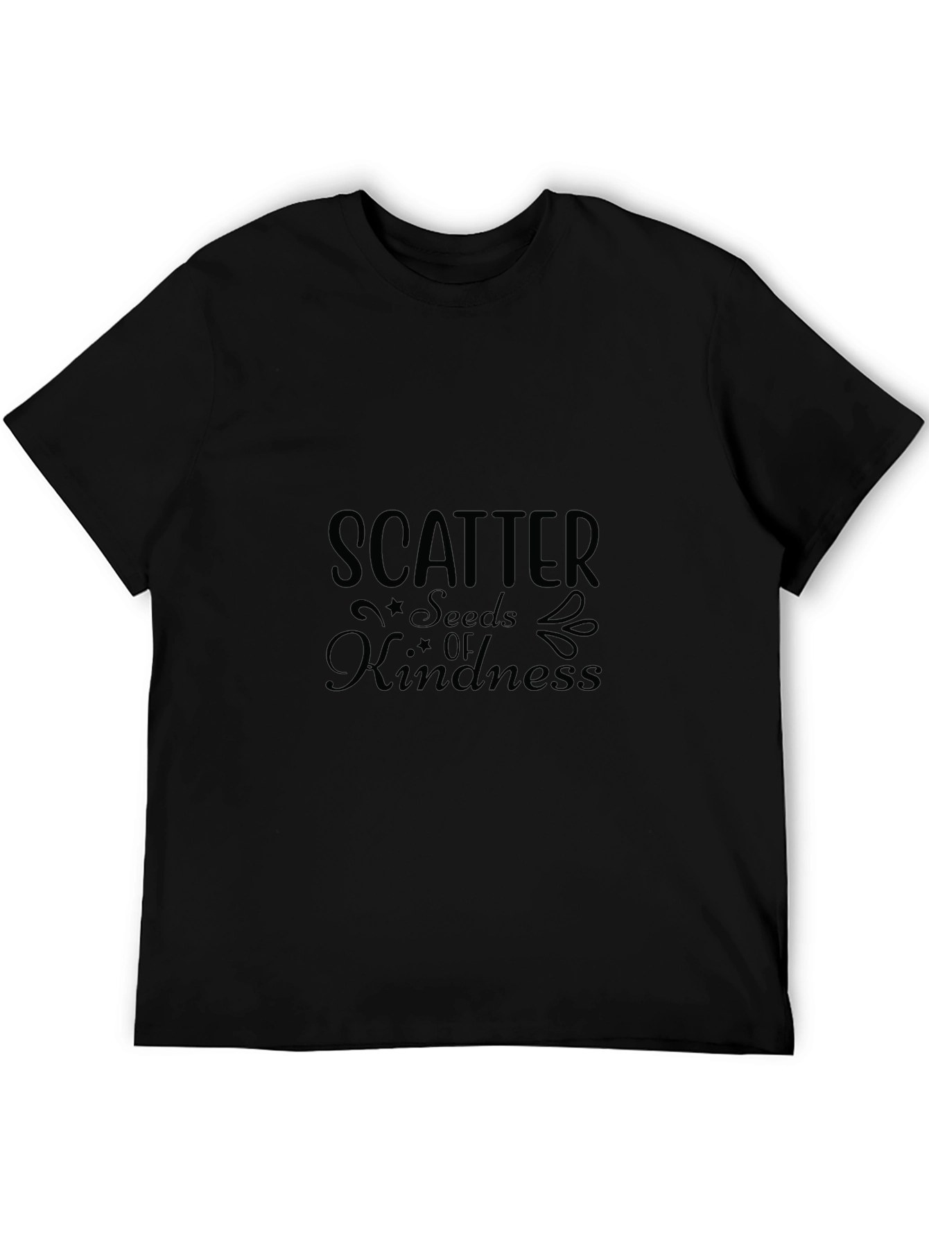 Scatter Seeds of Kindness T-Shirt - Black
