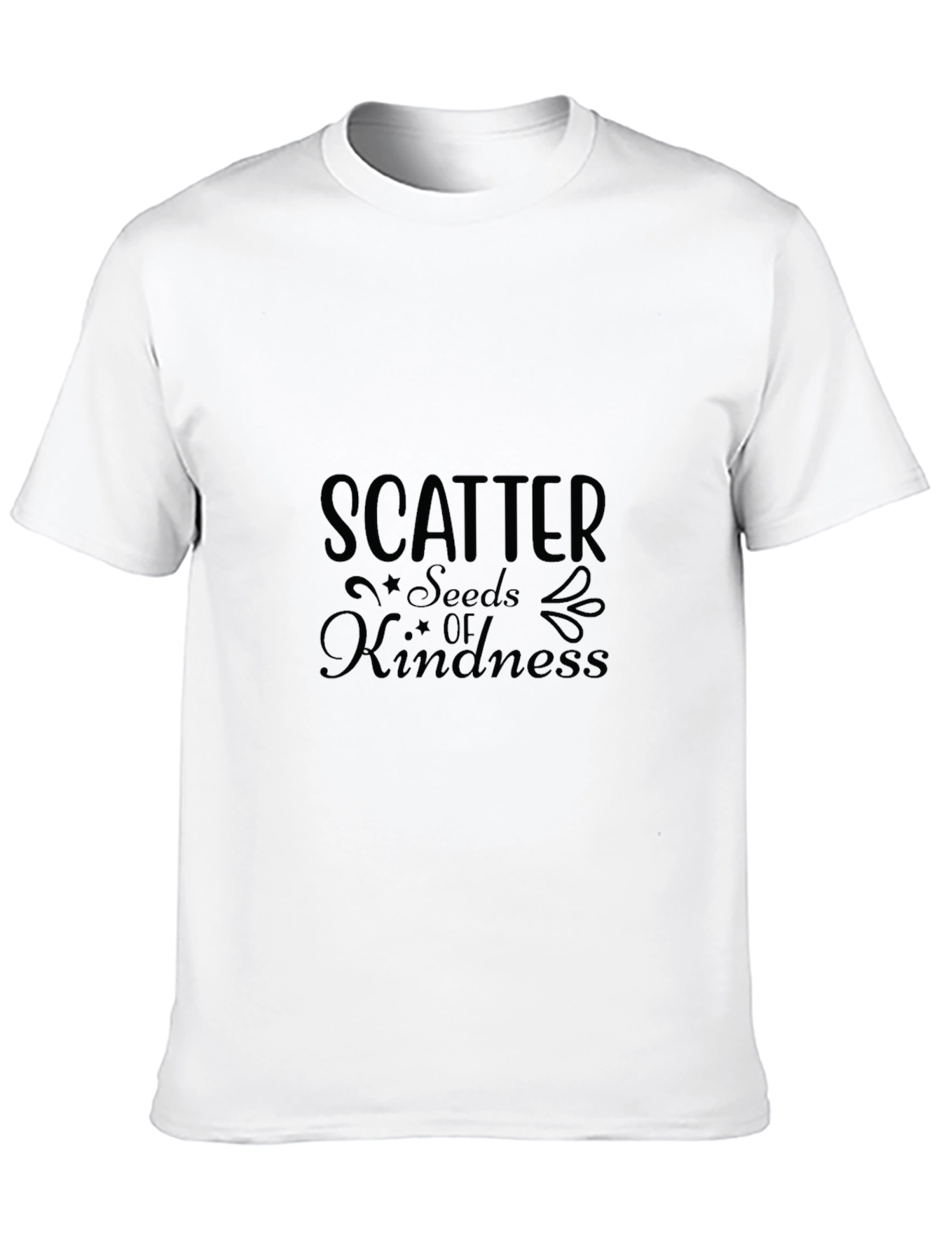 Scatter Seeds of Kindness T-Shirt - Black