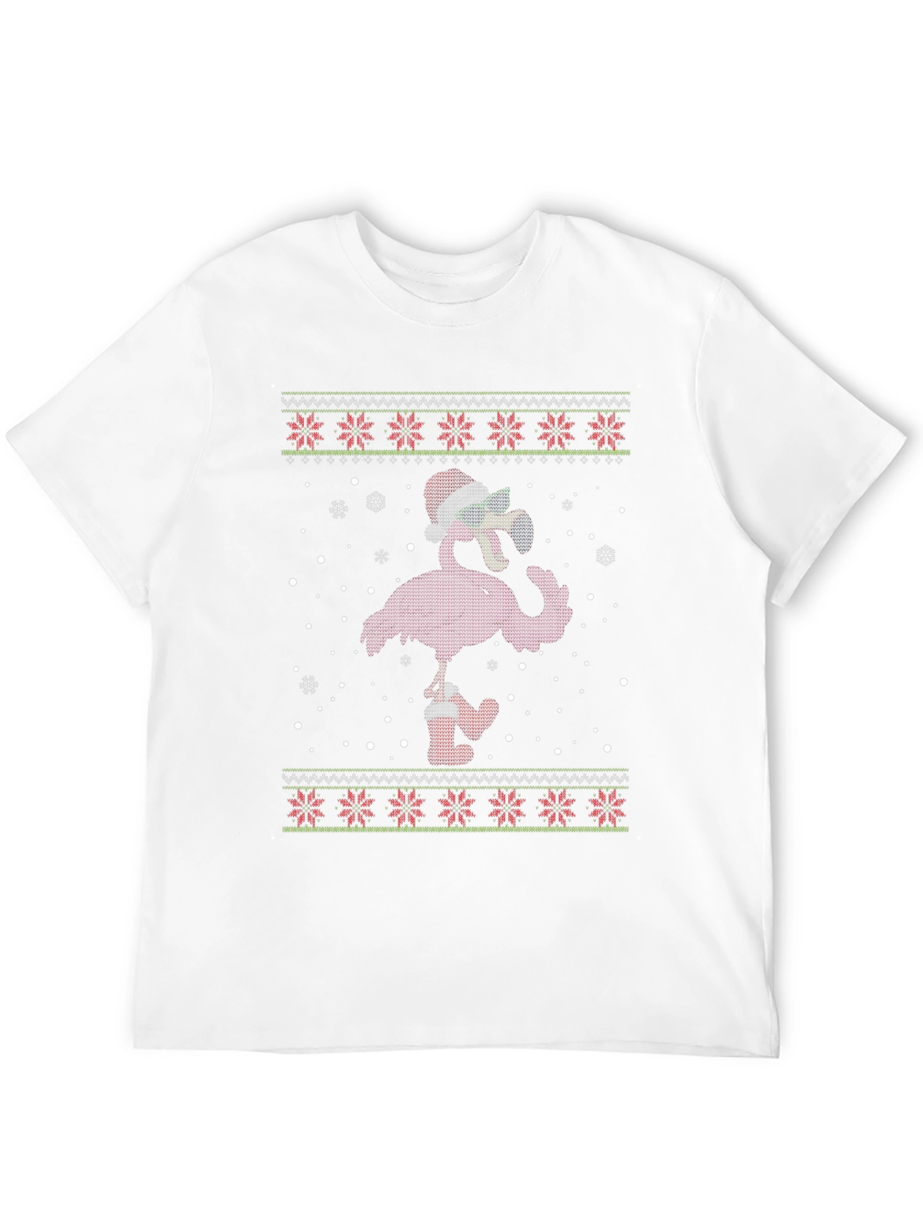Flamingo Ugly Christmas Sweater T-Shirt