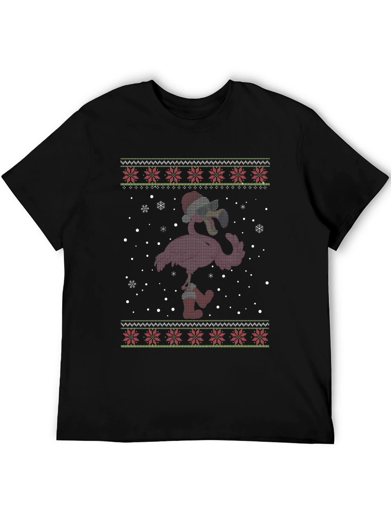 Flamingo Ugly Christmas Sweater T-Shirt