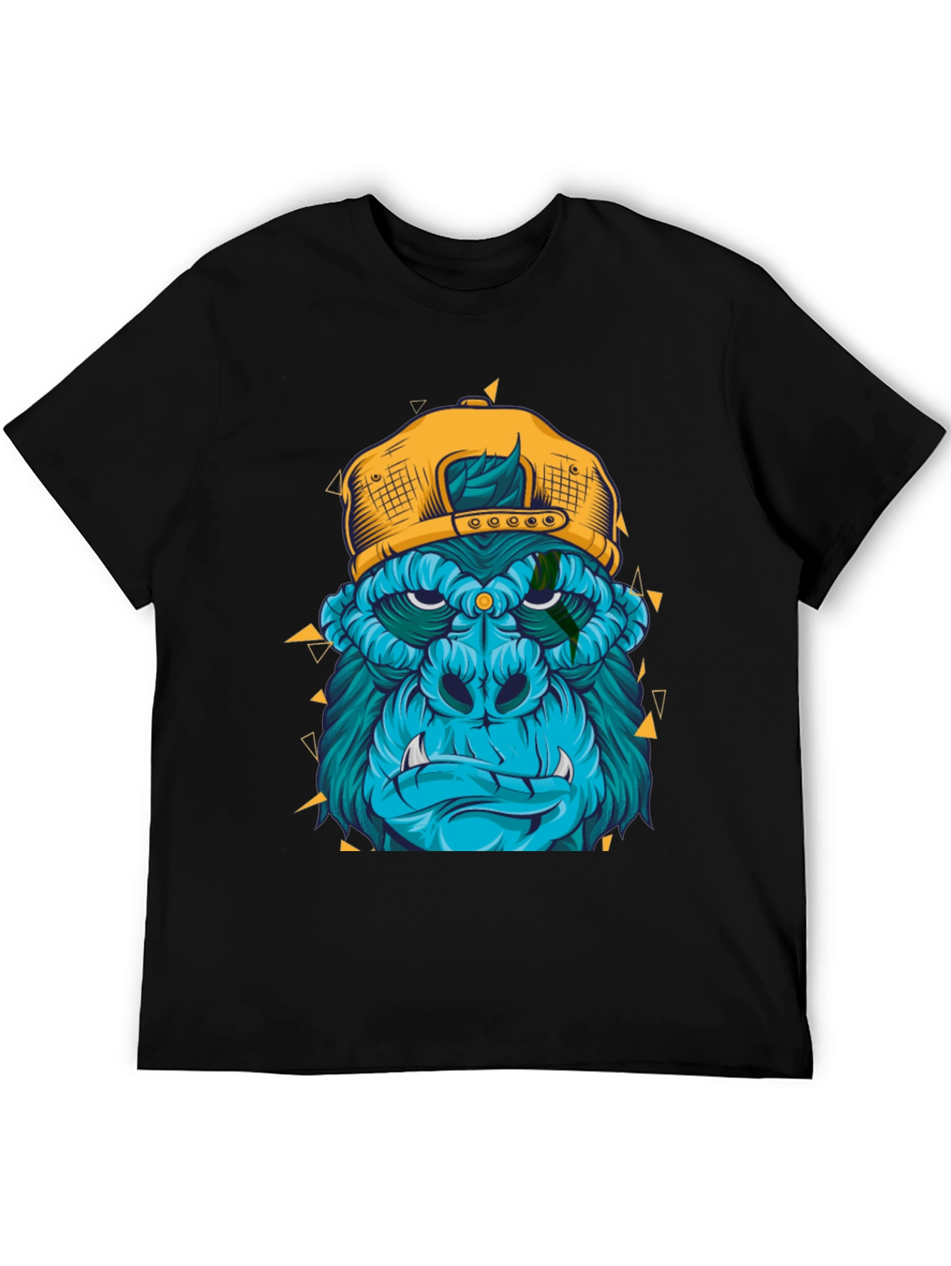 Cool Gorilla Graphic Tee - Black