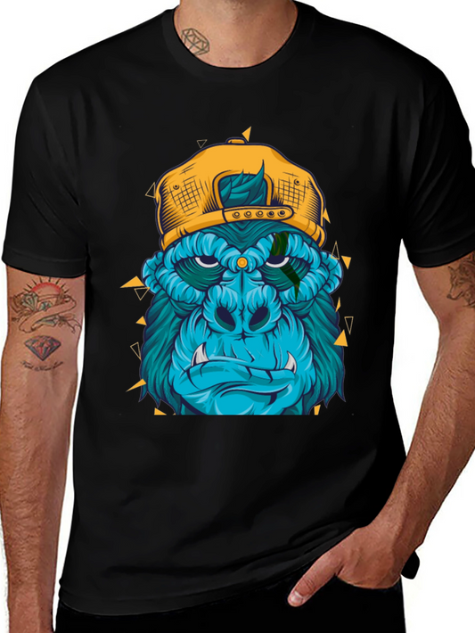 Cool Gorilla Graphic Tee - Black