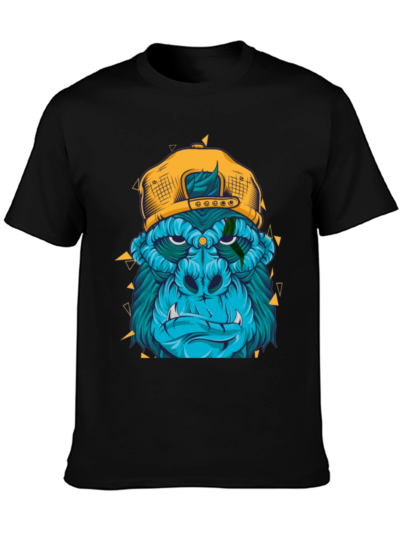 Cool Gorilla Graphic Tee - Black