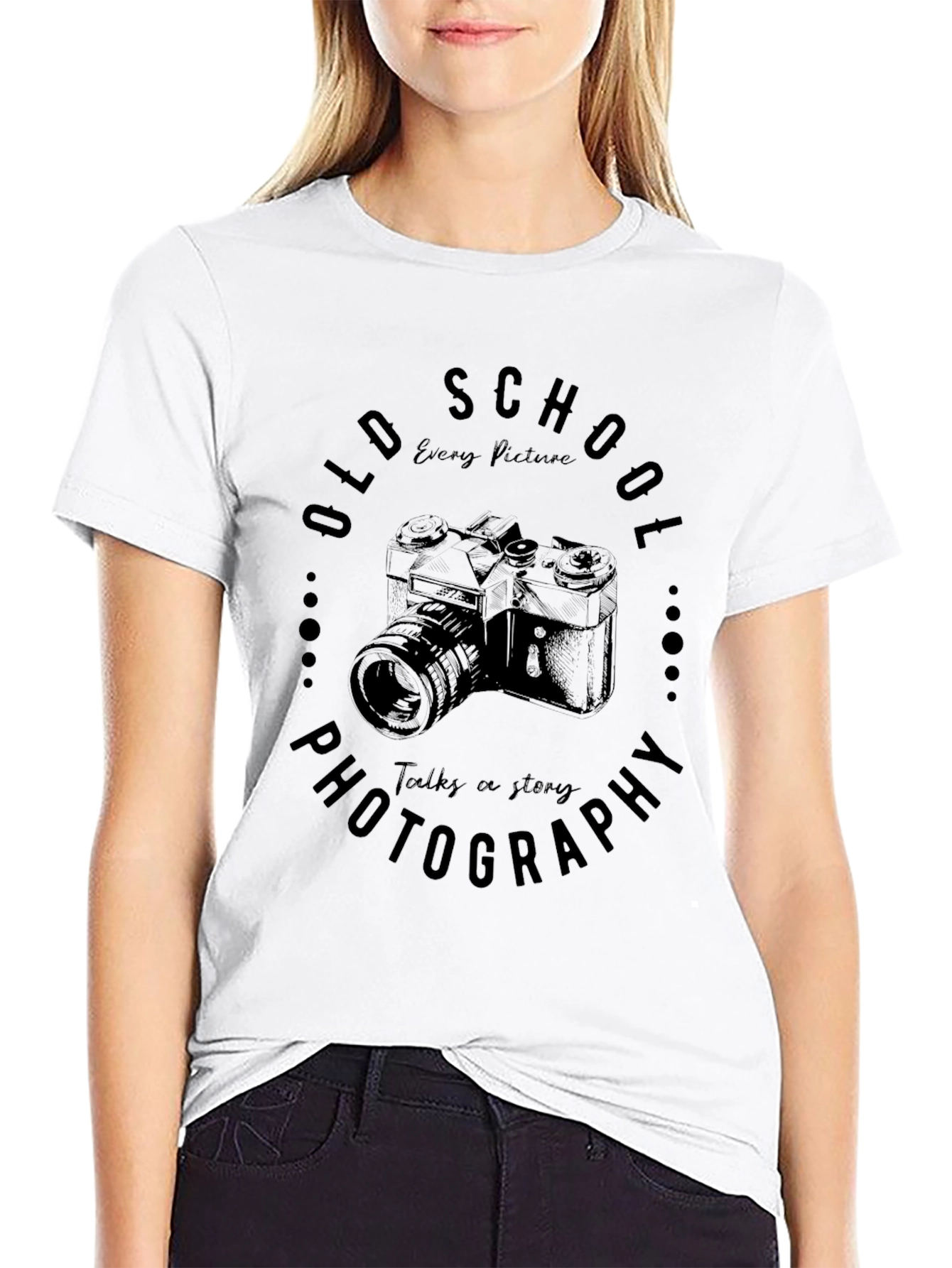 Old School Photography Graphic T-Shirt