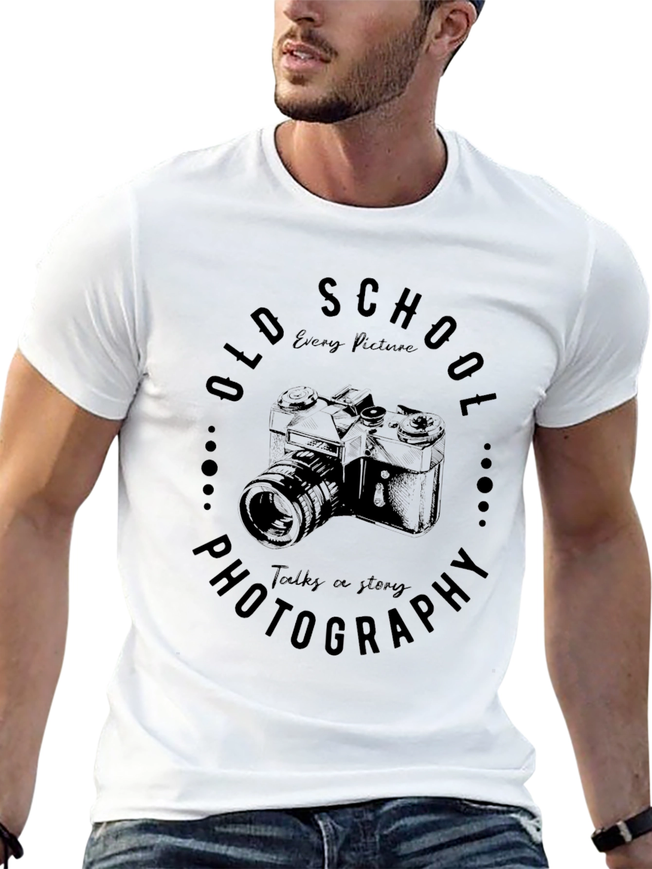 Old School Photography Graphic T-Shirt