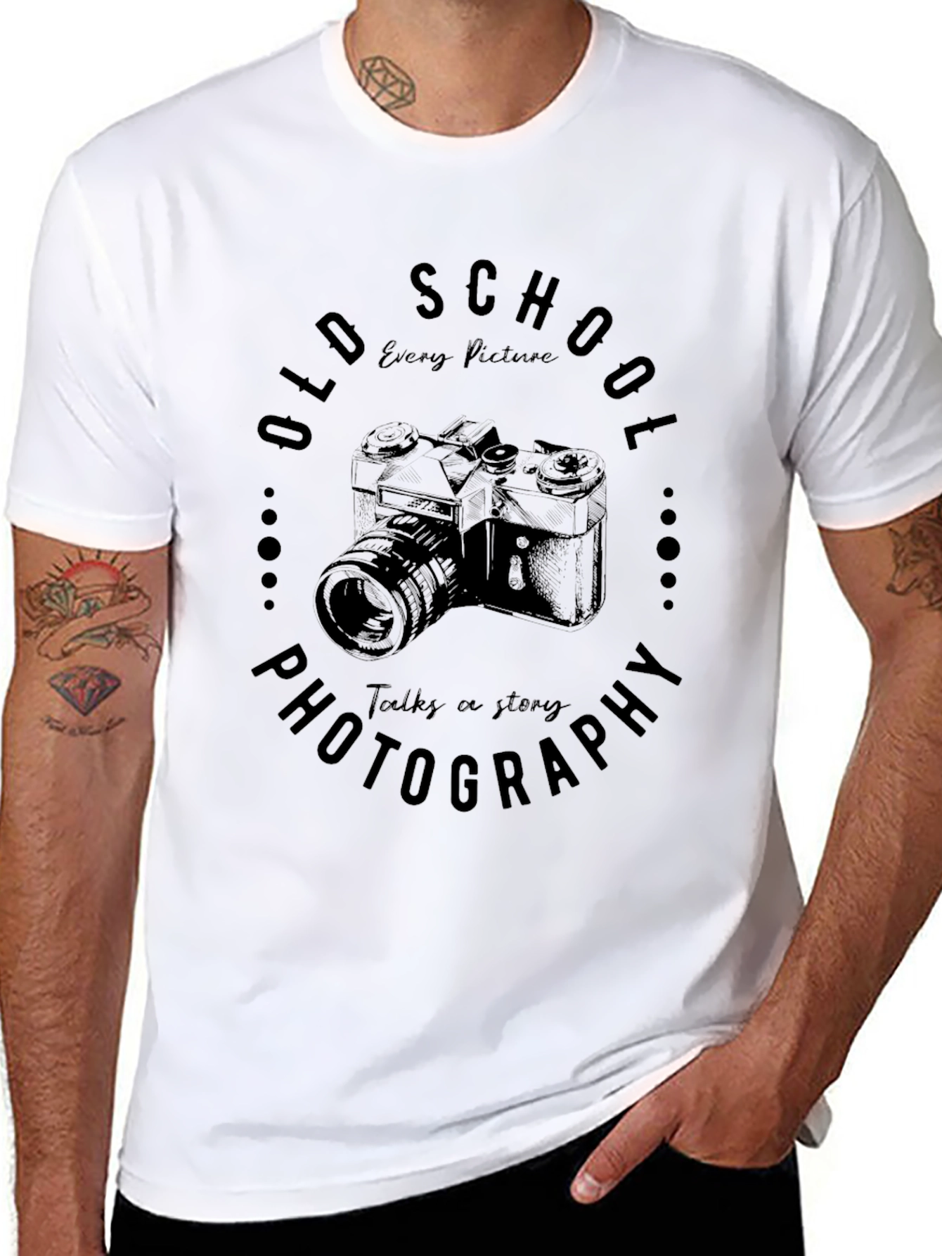 Old School Photography Graphic T-Shirt