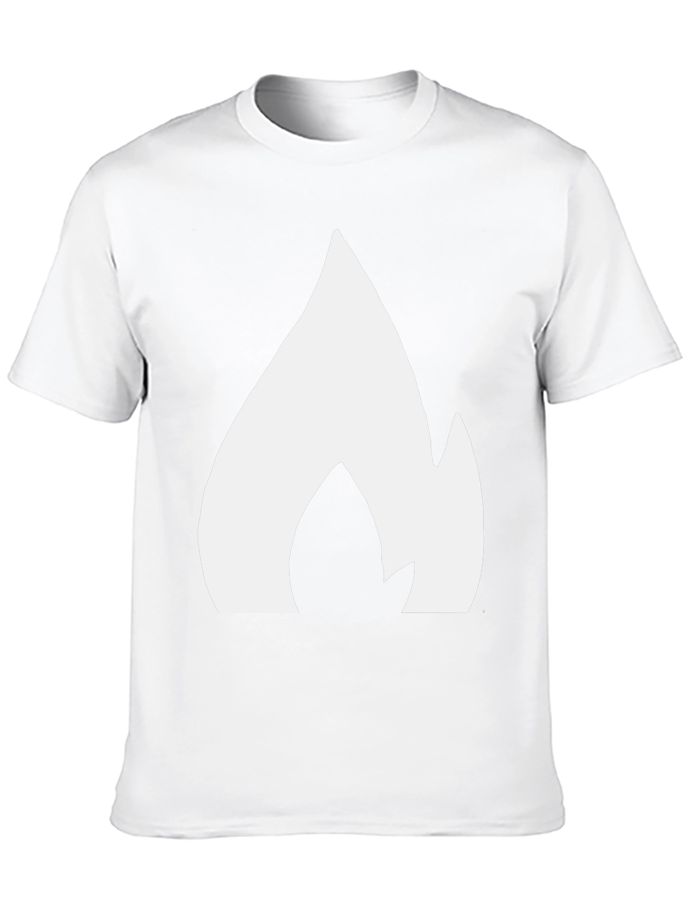 Bold Flame Graphic Tee - Black Casual Shirt