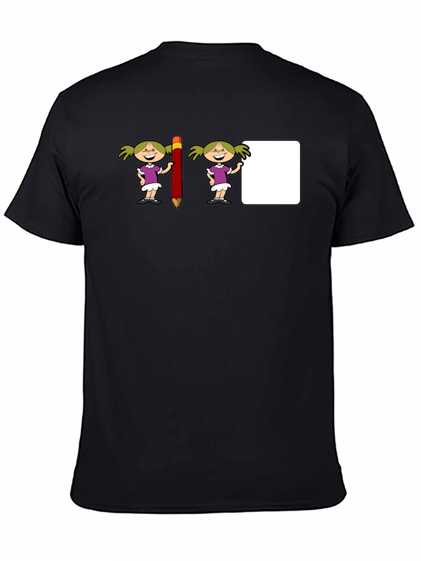 Funny Teacher Shirt with Pencil and Note Graphic