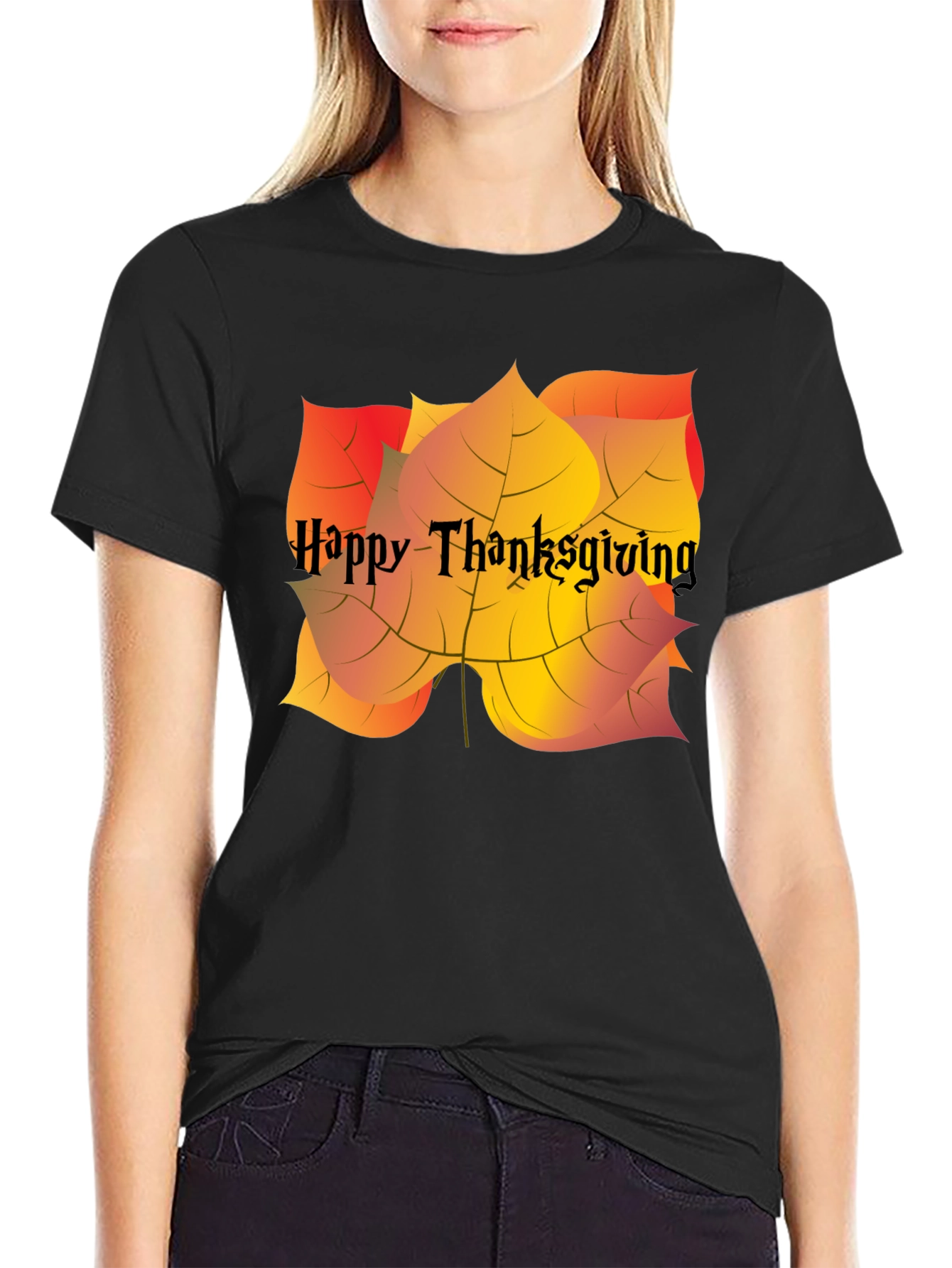 Happy Thanksgiving Graphic T-Shirt