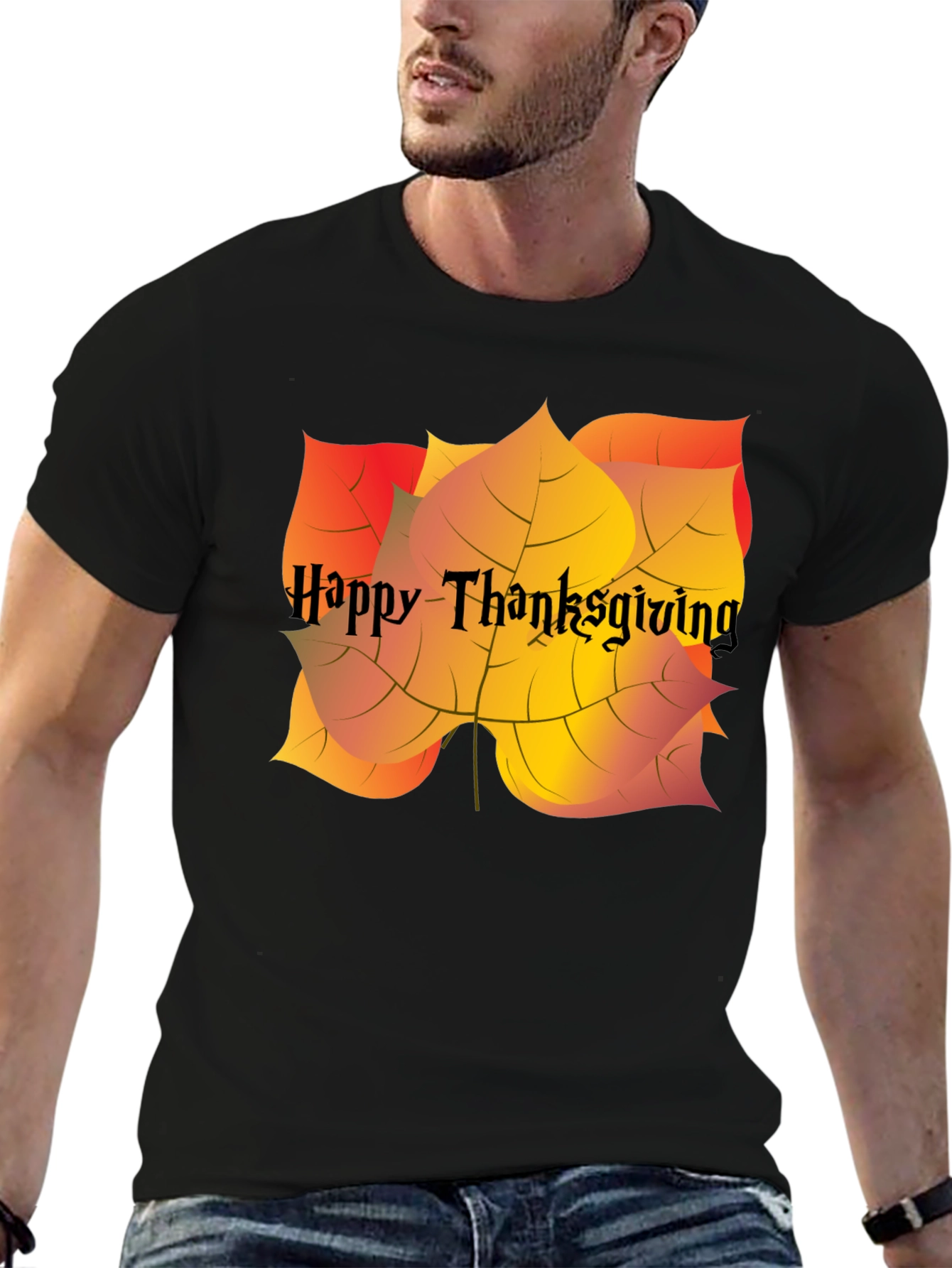 Happy Thanksgiving Graphic T-Shirt