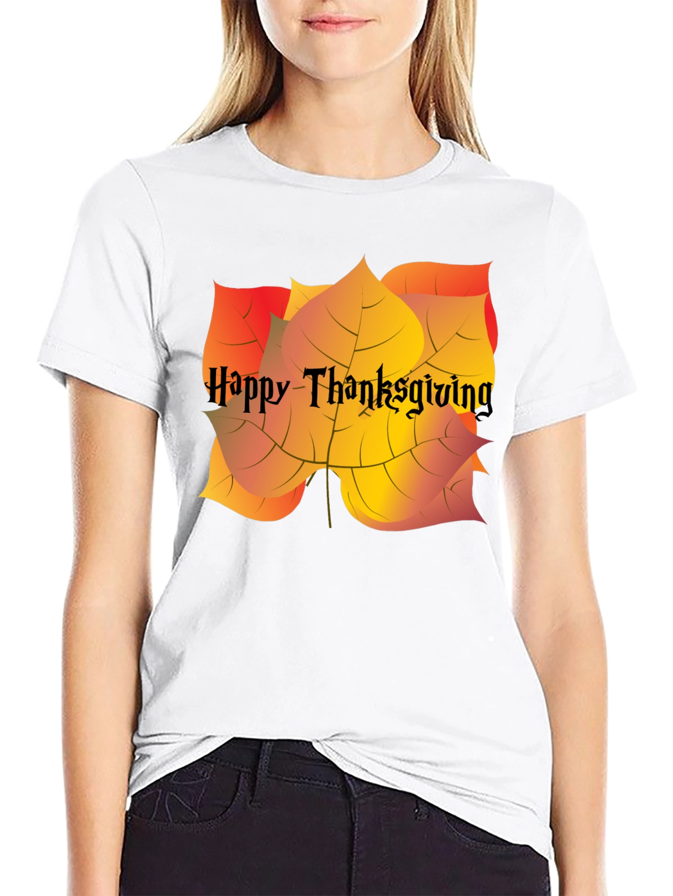 Happy Thanksgiving Graphic T-Shirt