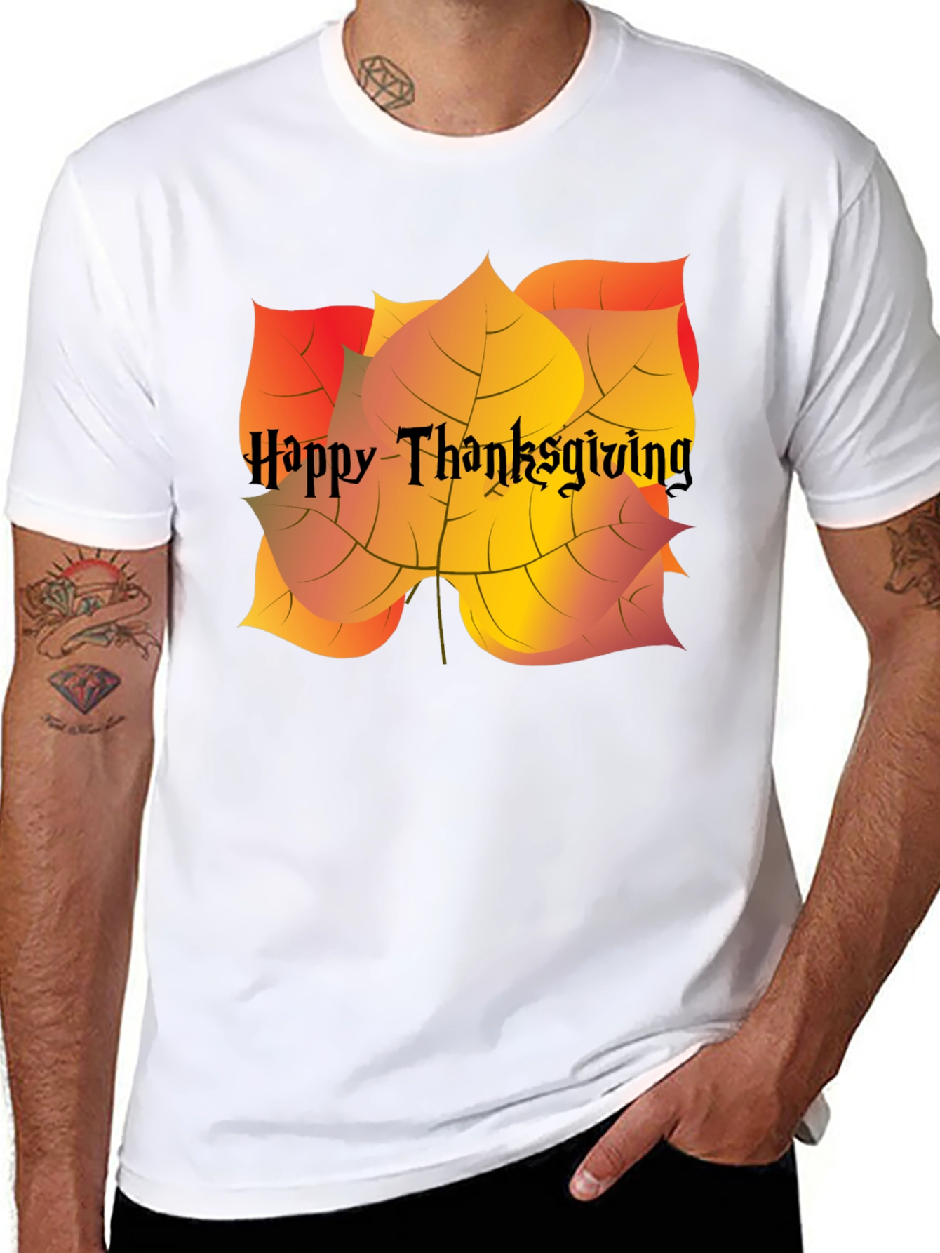 Happy Thanksgiving Graphic T-Shirt