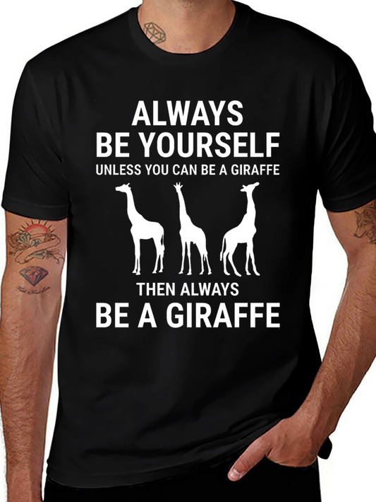 Always Be Yourself Giraffe T-Shirt