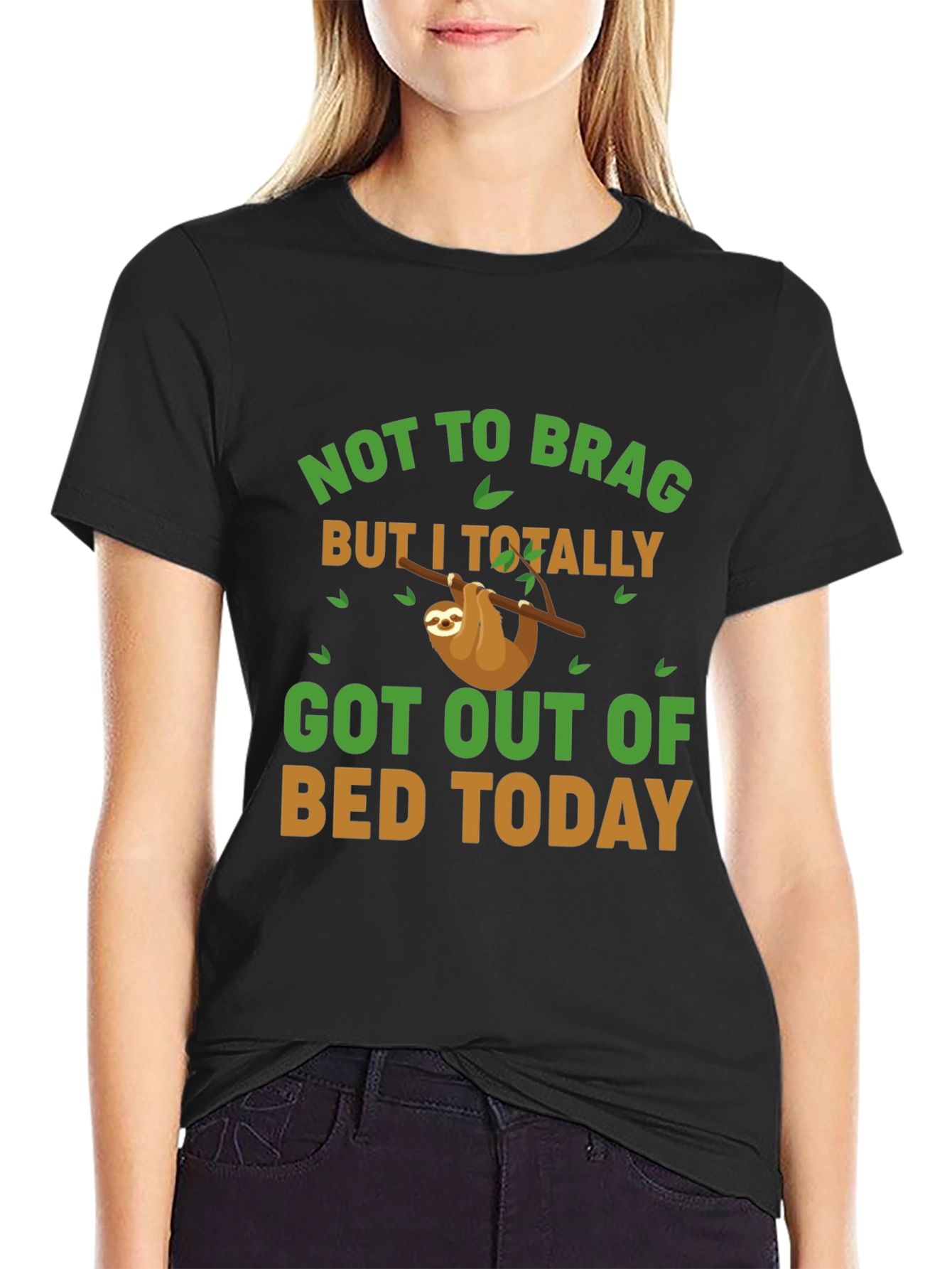 Funny Sloth Graphic T-Shirt