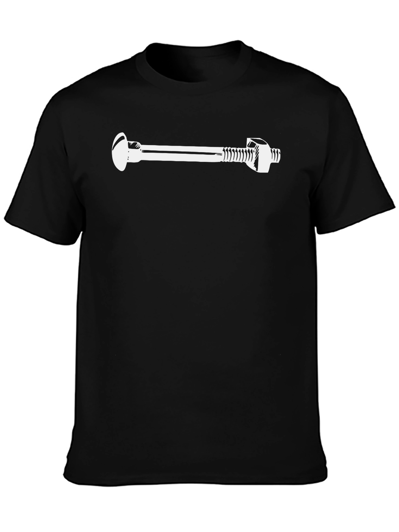 Bolt Graphic Tee - Mens Black Crew Neck T-Shirt