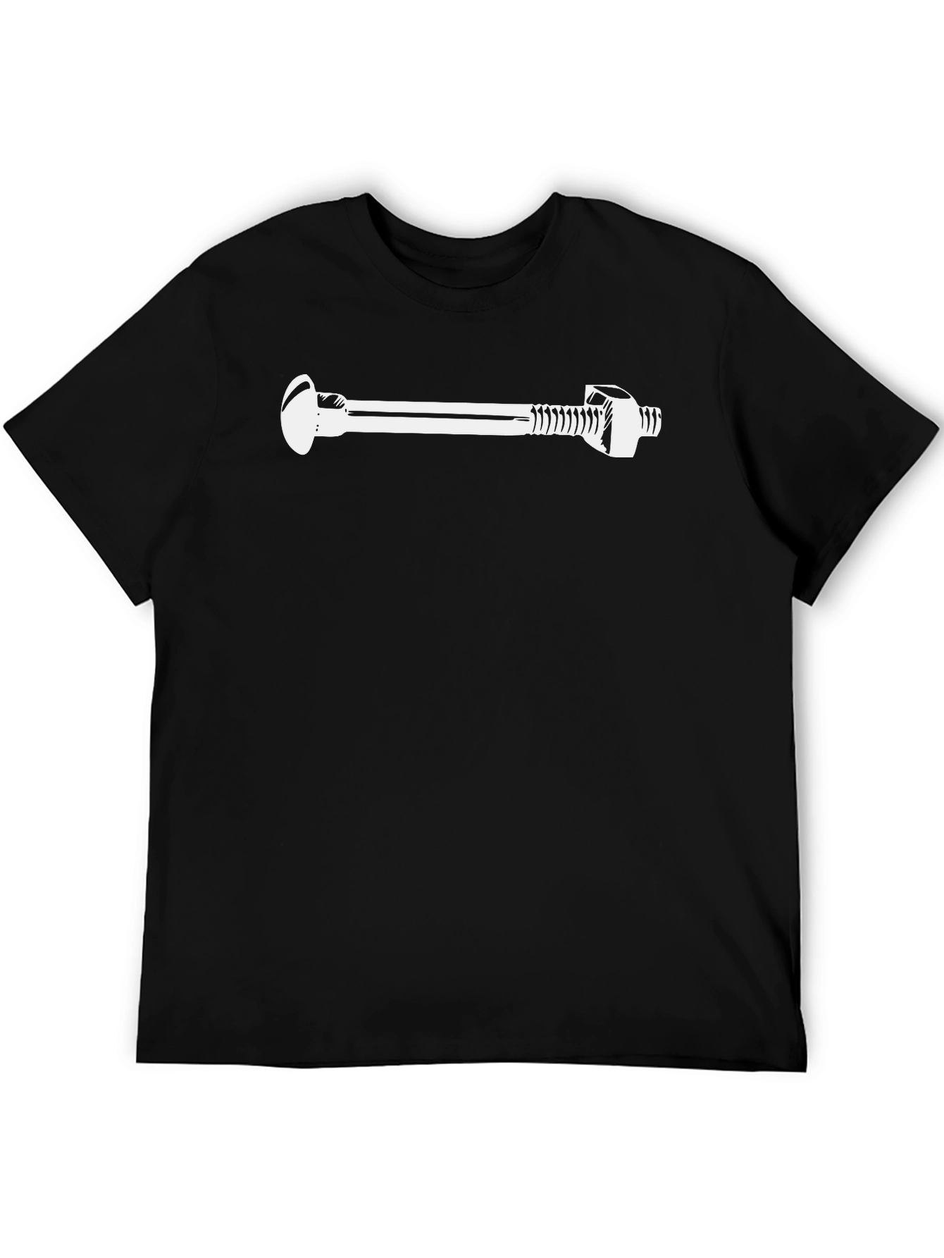 Bolt Graphic Tee - Mens Black Crew Neck T-Shirt