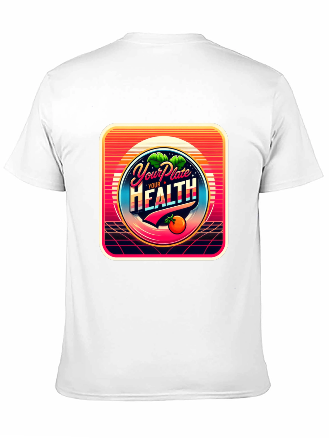 Your Plate Your Health Graphic T-Shirt