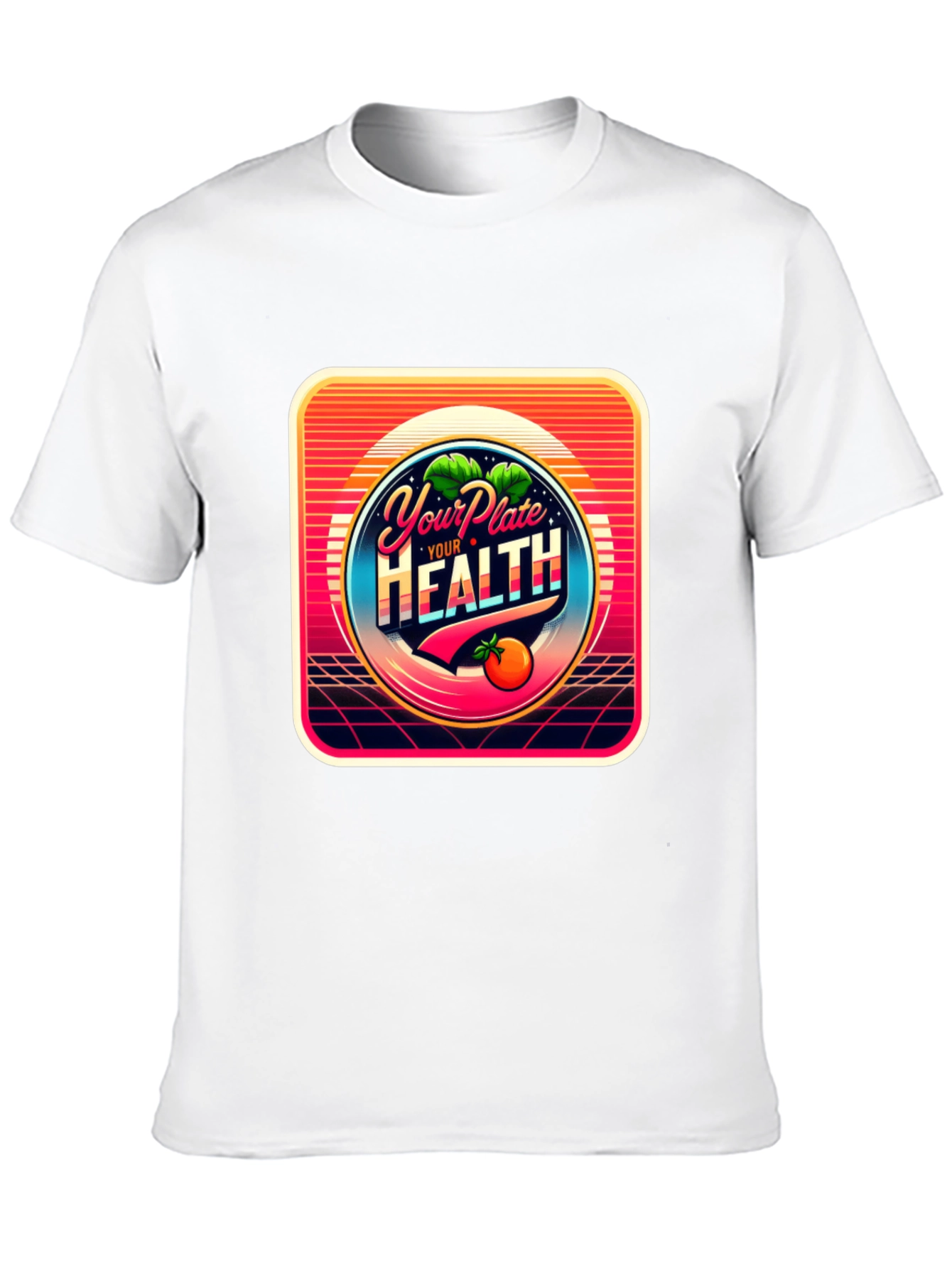 Your Plate Your Health Graphic T-Shirt