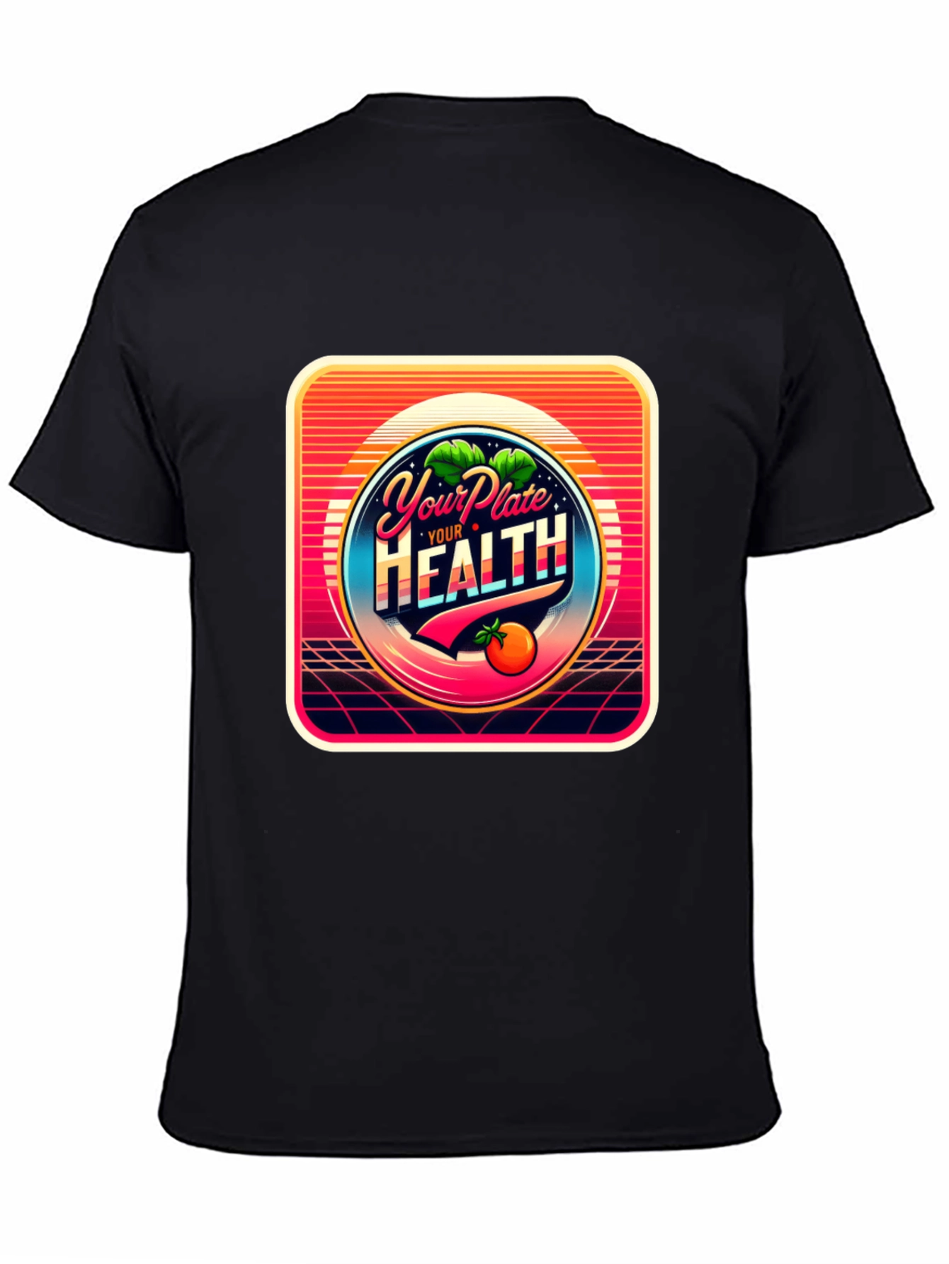 Your Plate Your Health Graphic T-Shirt