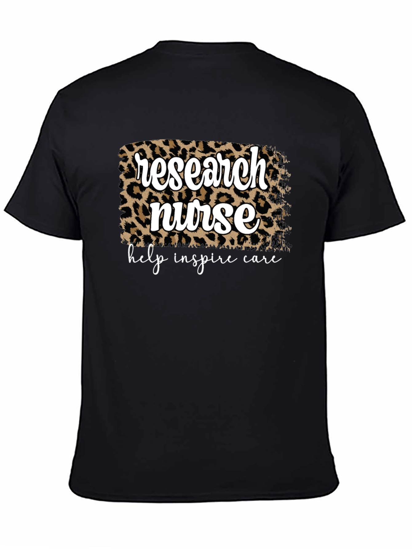 Research Nurse Leopard Print T-Shirt