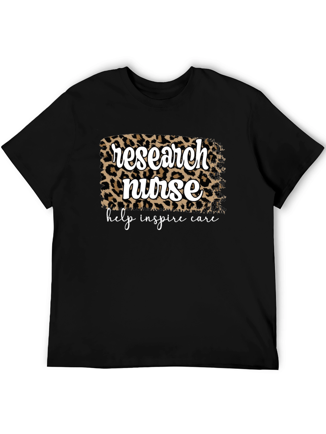 Research Nurse Leopard Print T-Shirt