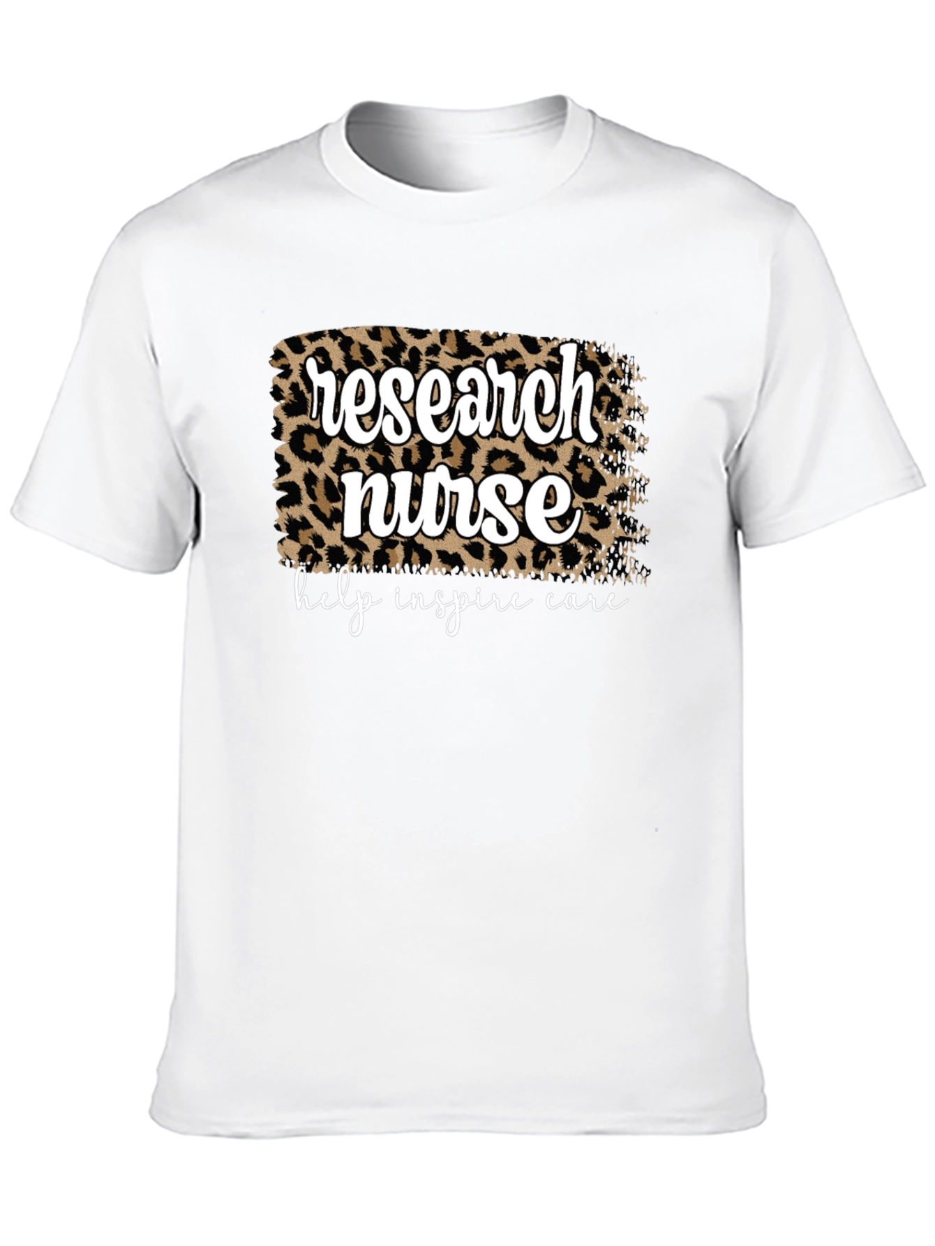 Research Nurse Leopard Print T-Shirt