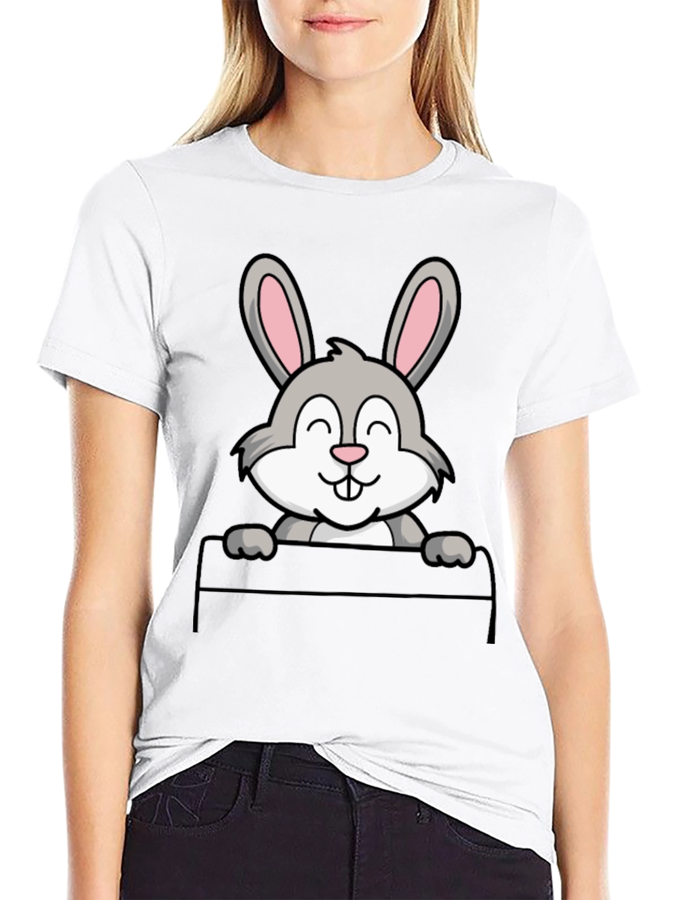 Bunny Graphic T-Shirt - Cute Rabbit Tee