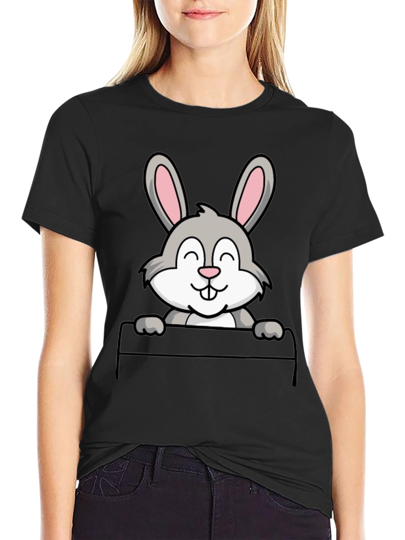 Bunny Graphic T-Shirt - Cute Rabbit Tee