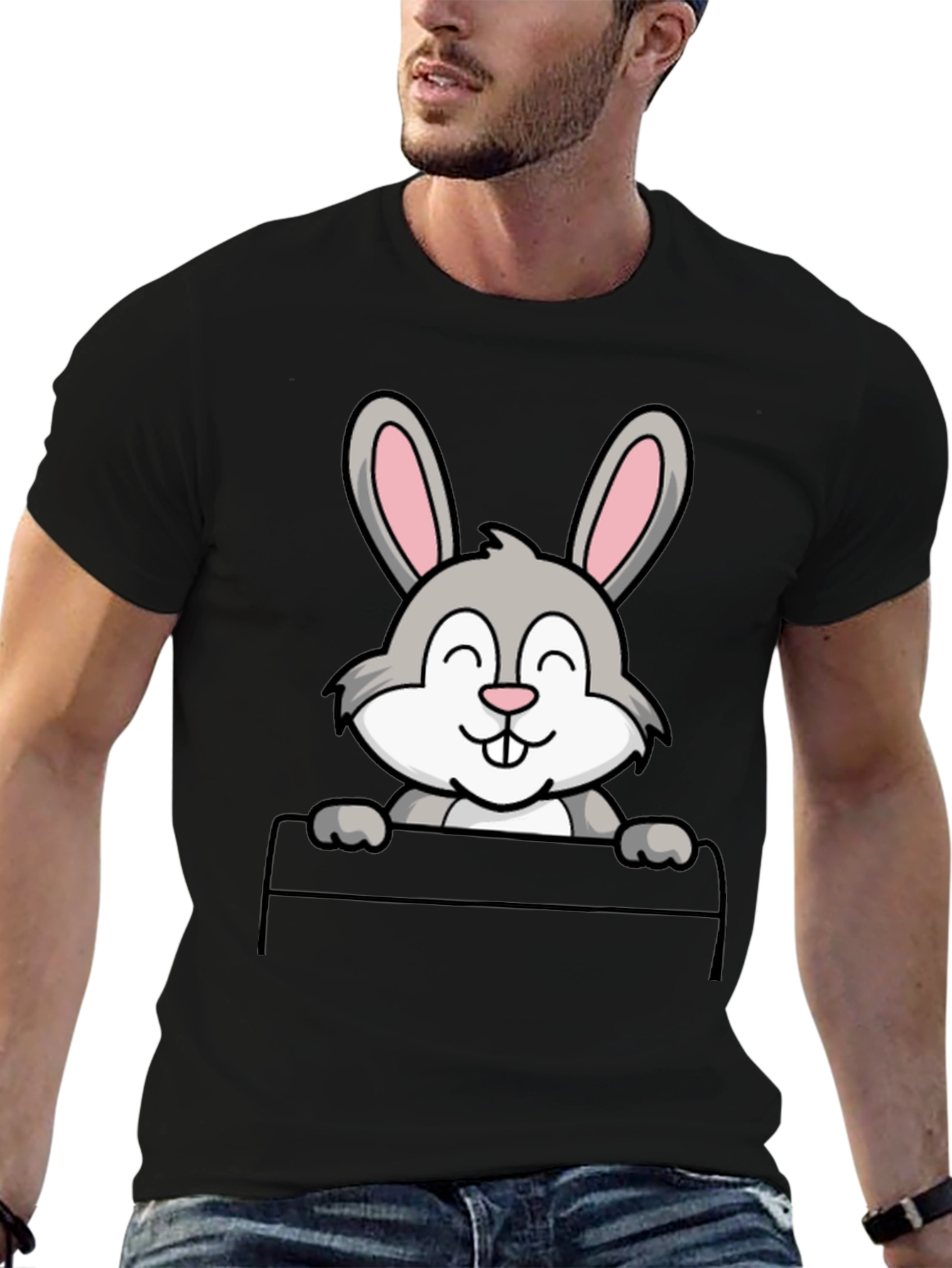 Bunny Graphic T-Shirt - Cute Rabbit Tee