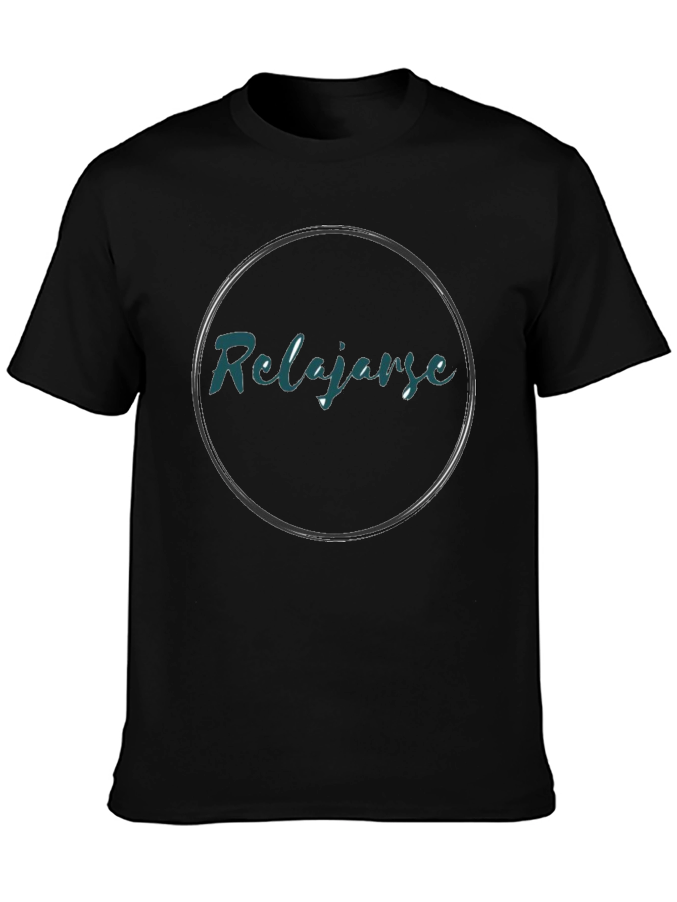 Relax Spanish Quote Black T-Shirt