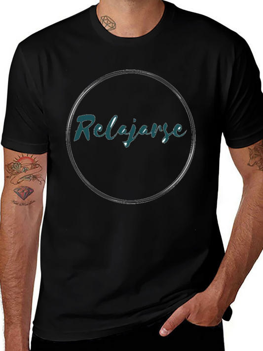 Relax Spanish Quote Black T-Shirt