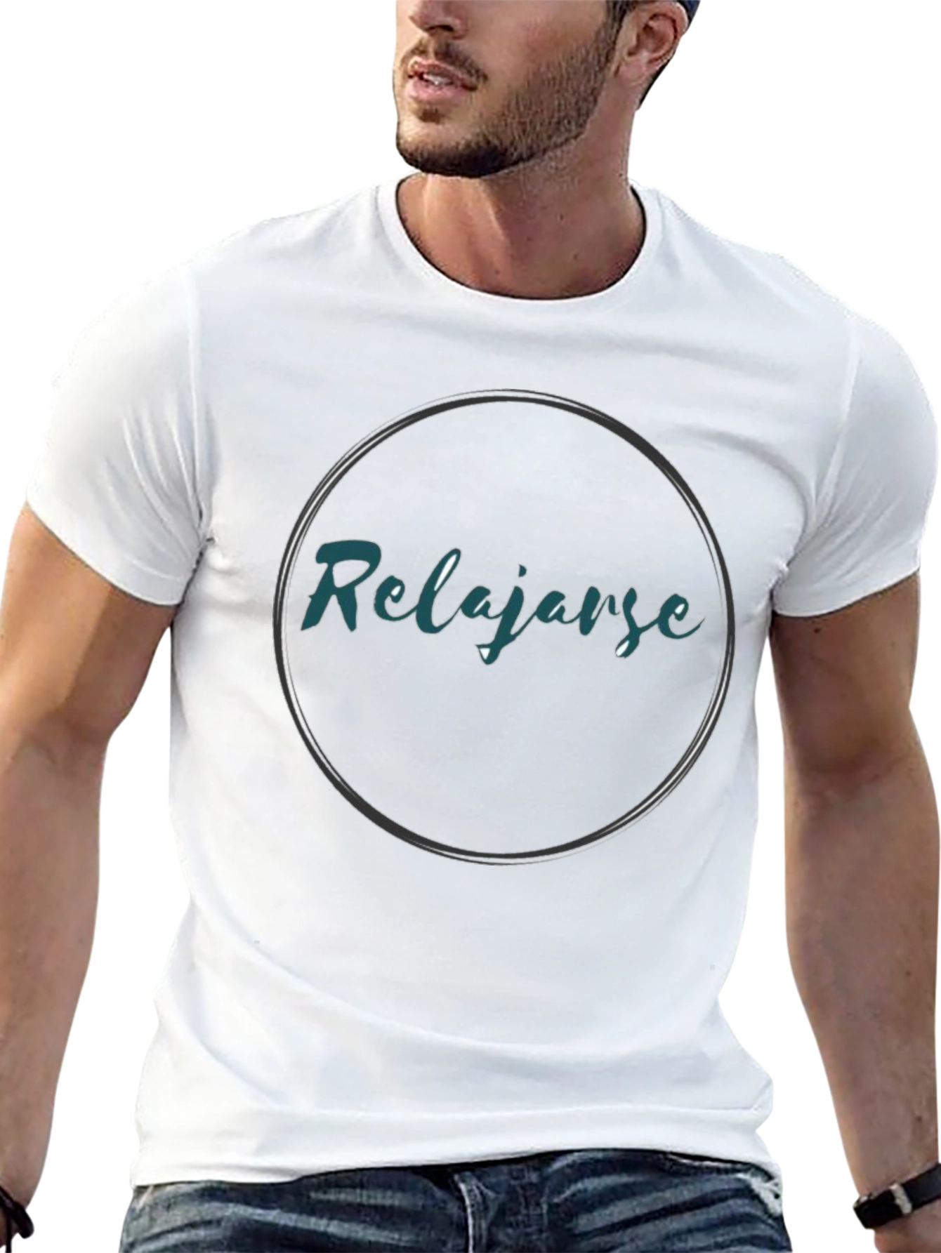 Relax Spanish Quote Black T-Shirt