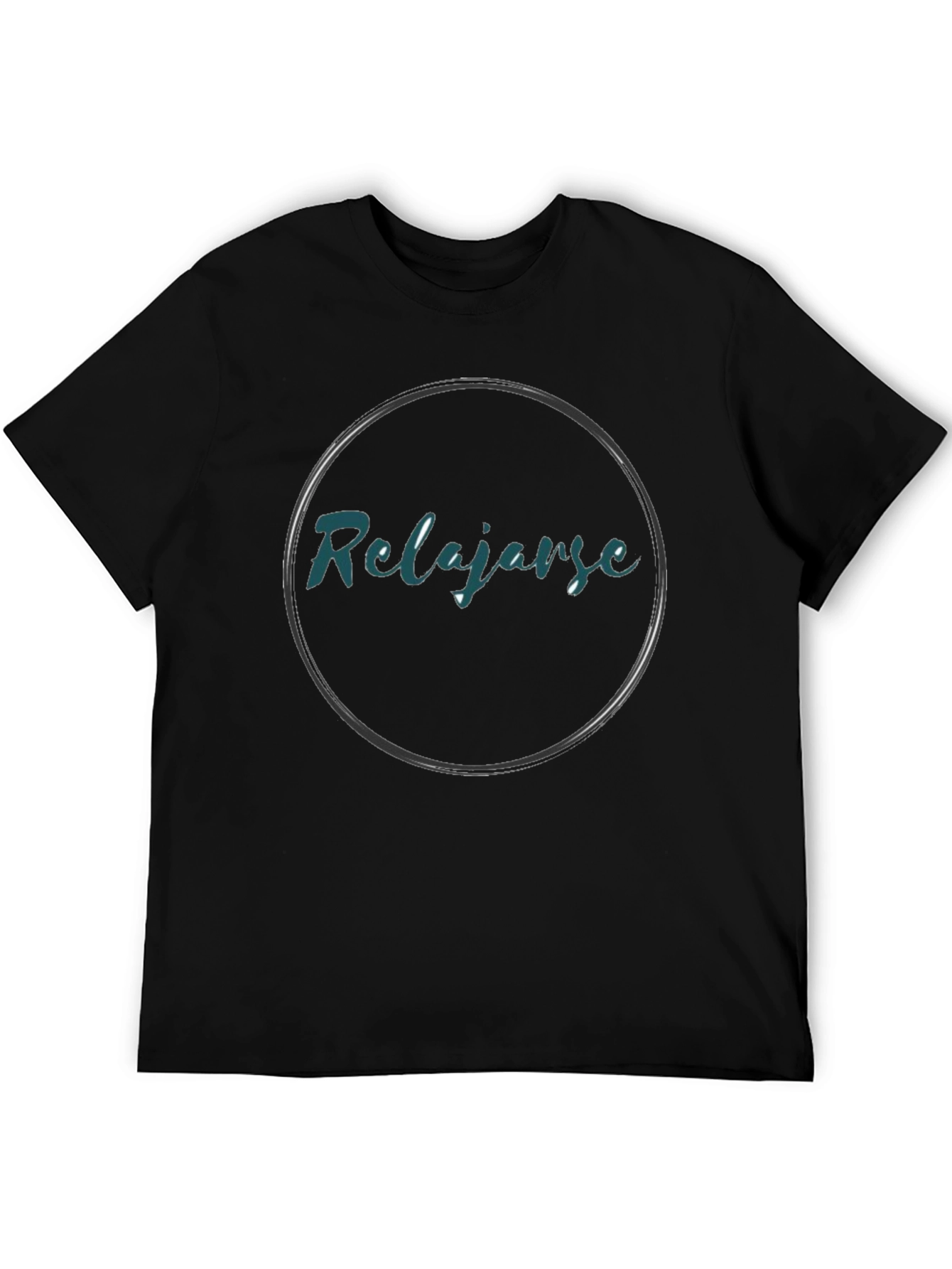 Relax Spanish Quote Black T-Shirt