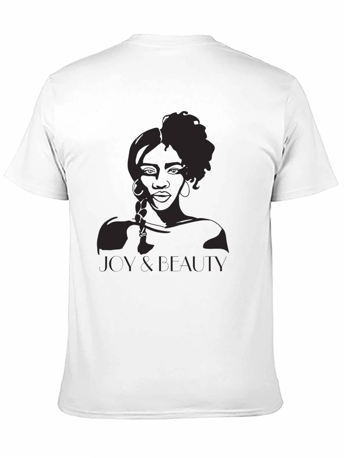Elegant Black Joy & Beauty Graphic Tee