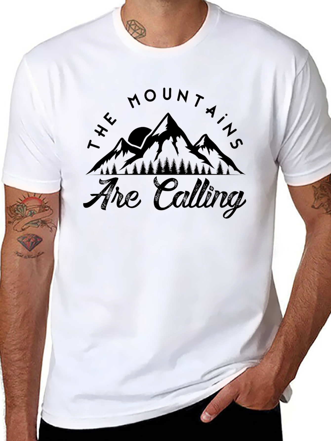 Mountains Are Calling Tee - Nature Adventure Shirt