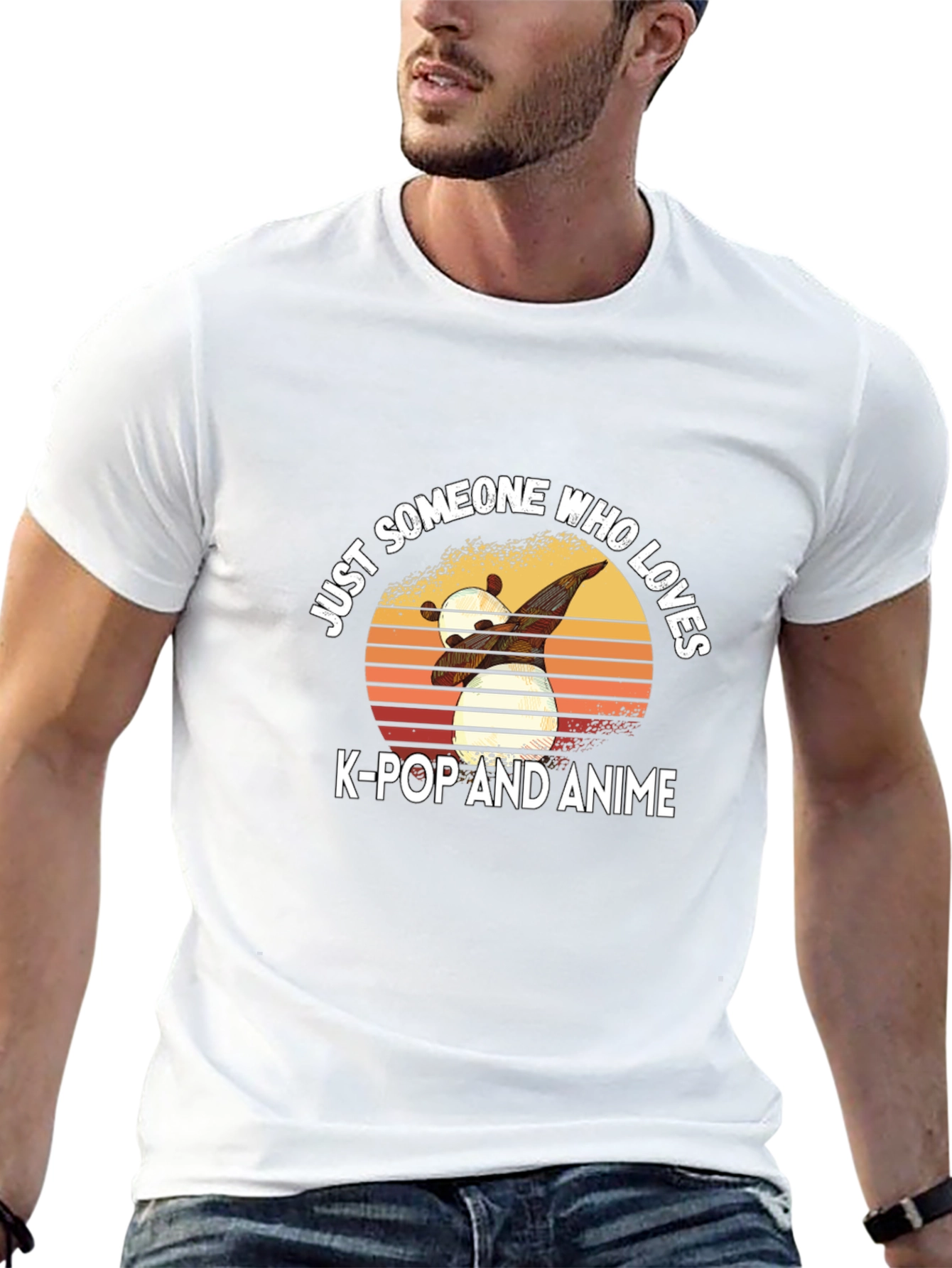 K-Pop & Anime Panda Dab T-Shirt