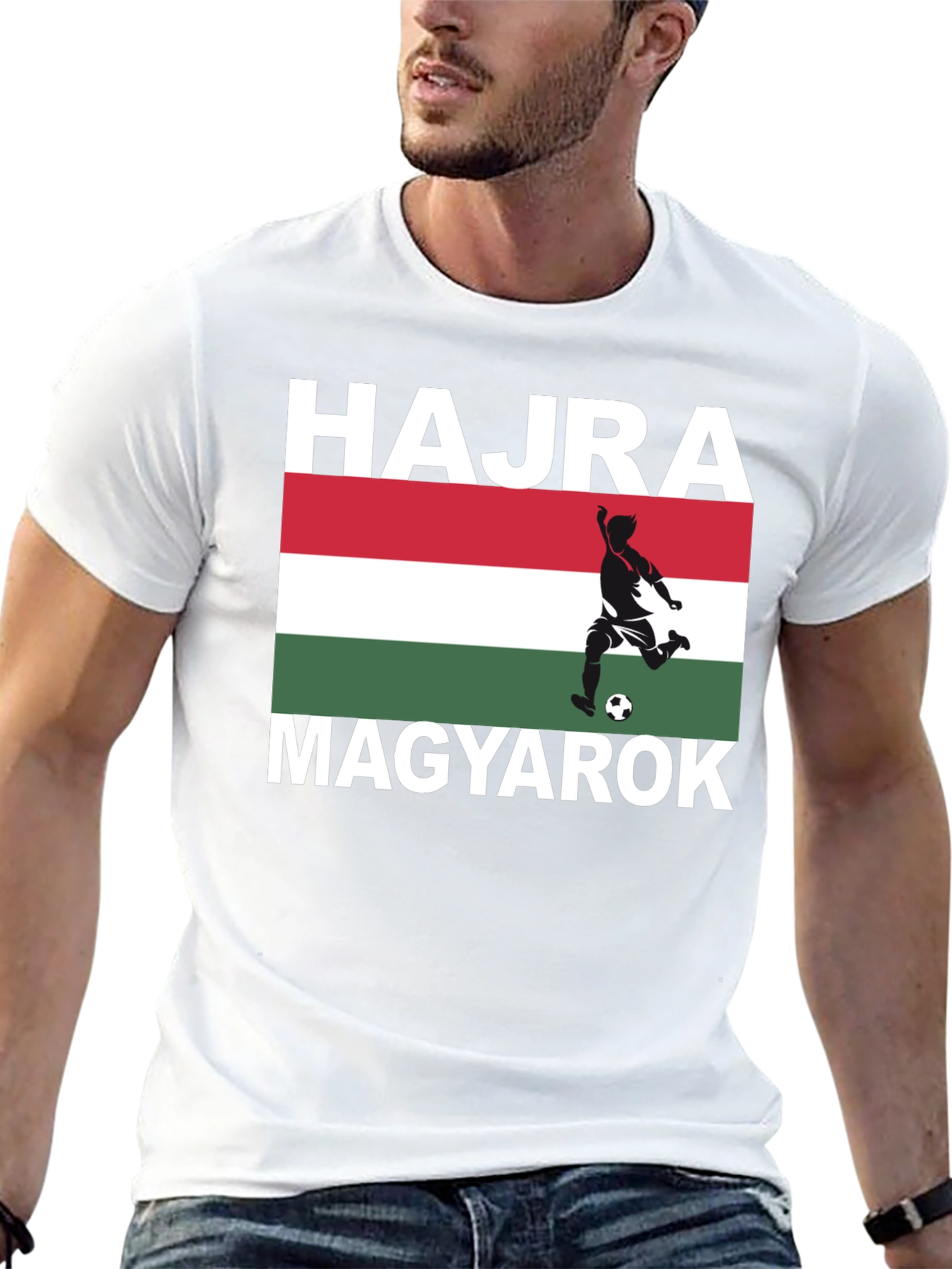 Hungary Soccer Pride T-Shirt - Hajra Magyarok!