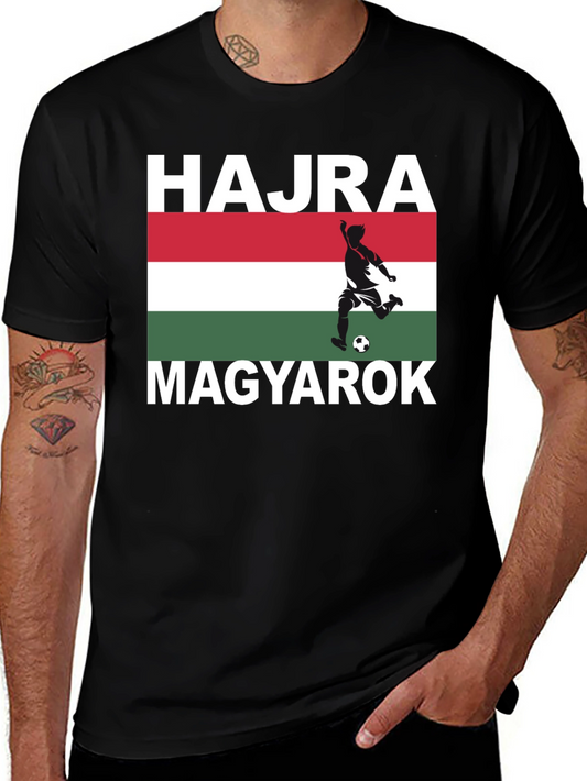 Hungary Soccer Pride T-Shirt - Hajra Magyarok!