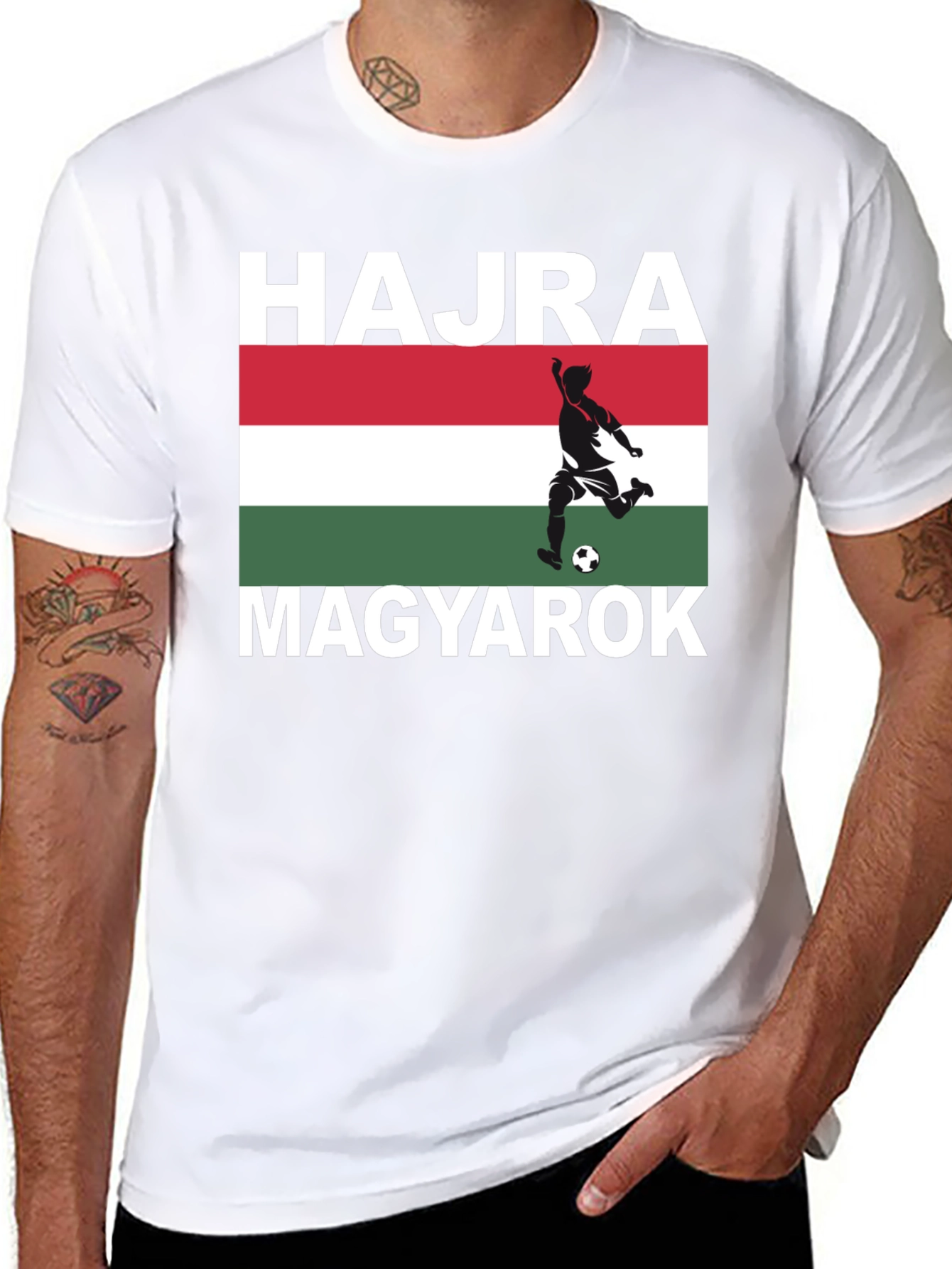 Hungary Soccer Pride T-Shirt - Hajra Magyarok!