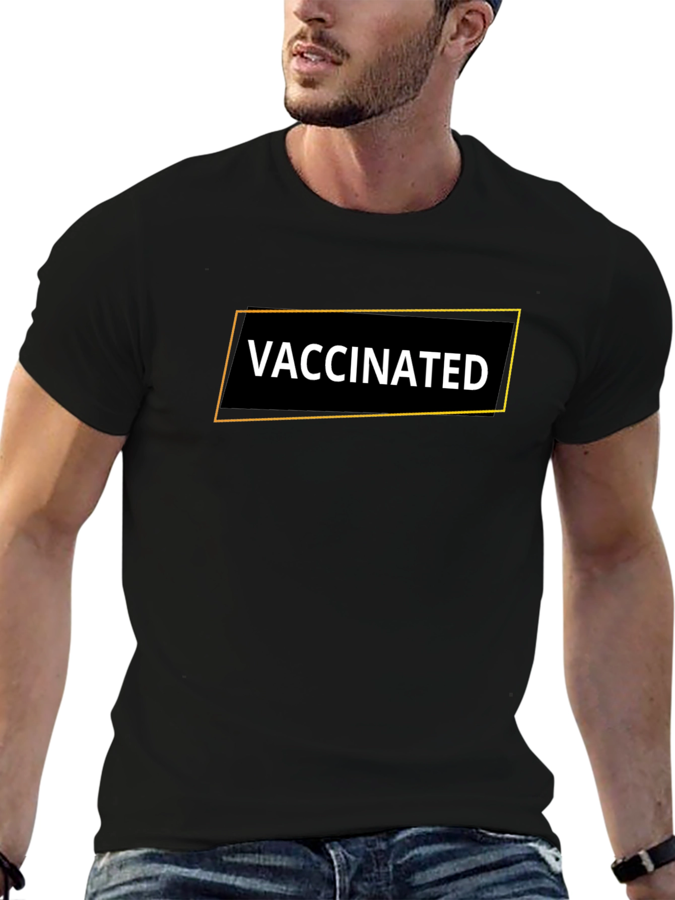 Vaccinated Graphic Tee - Stylish Statement
