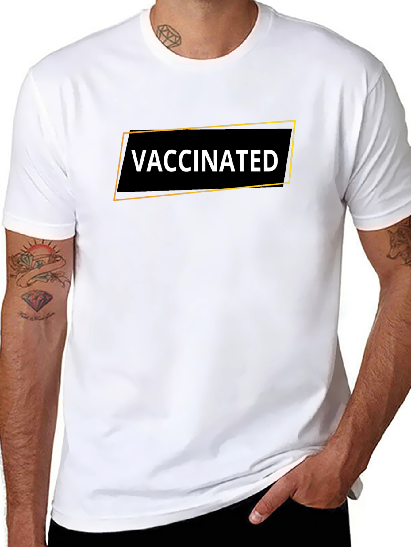 Vaccinated Graphic Tee - Stylish Statement