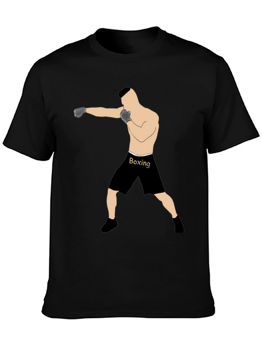 Boxing Graphic Tee - Punching Boxer T-Shirt