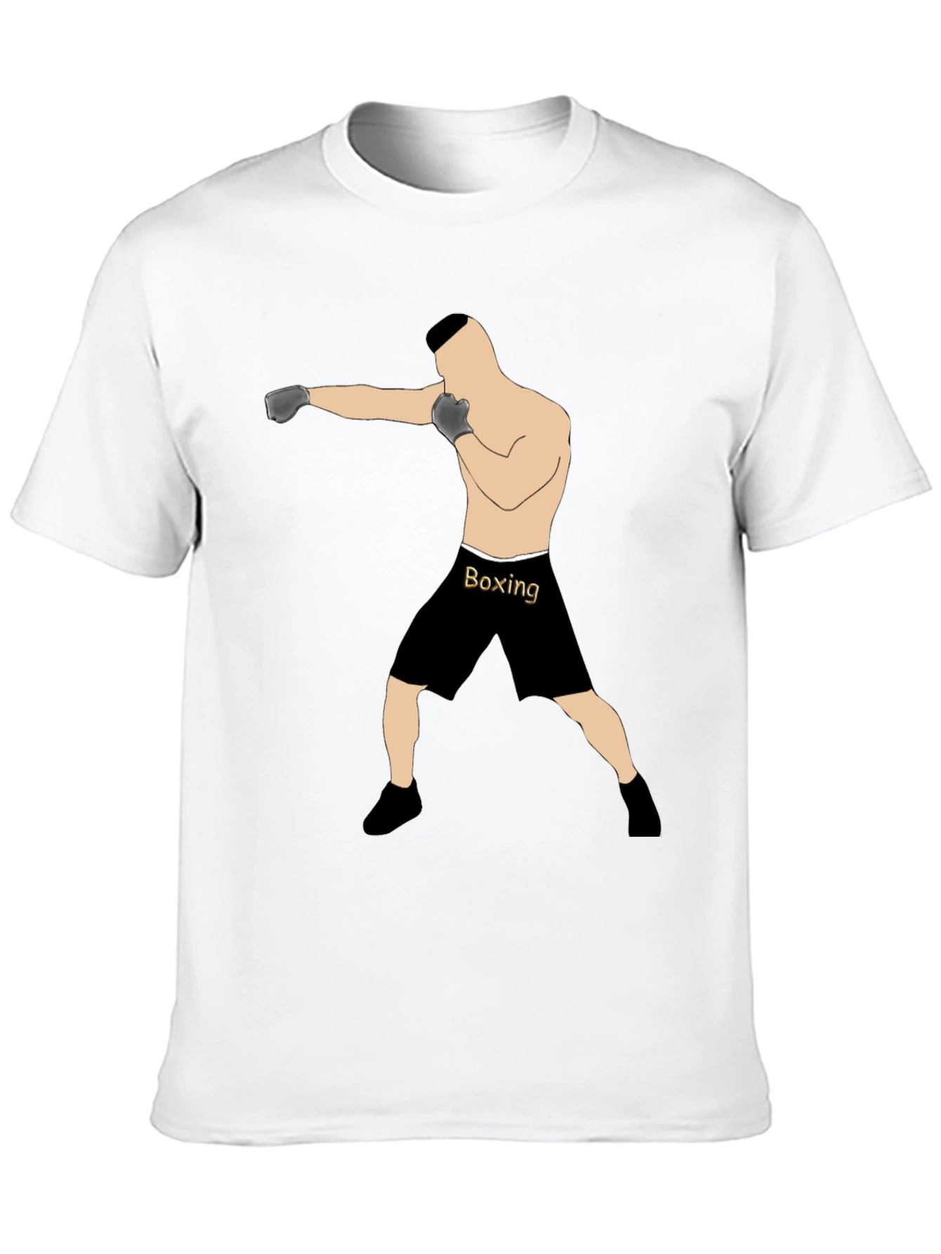 Boxing Graphic Tee - Punching Boxer T-Shirt